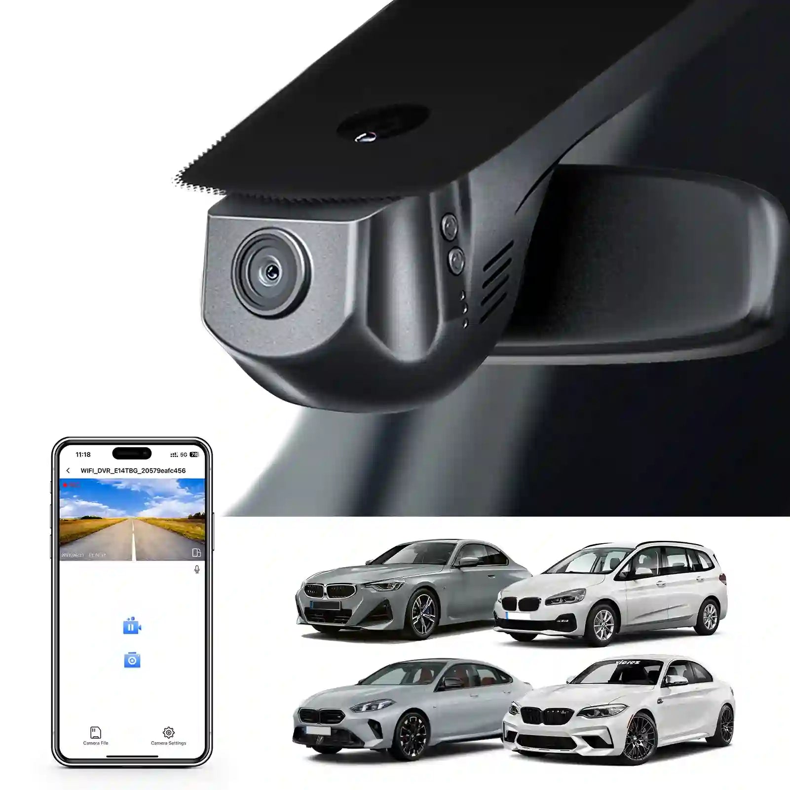 BMW 2 Series Model A dash camera 
