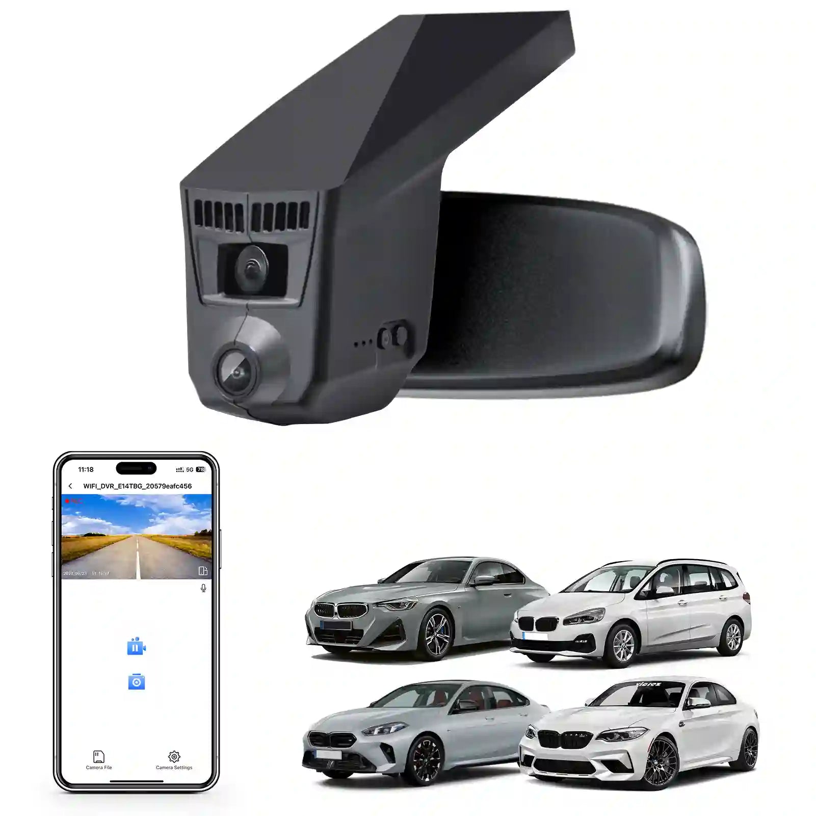BMW 2-Series dash camera 