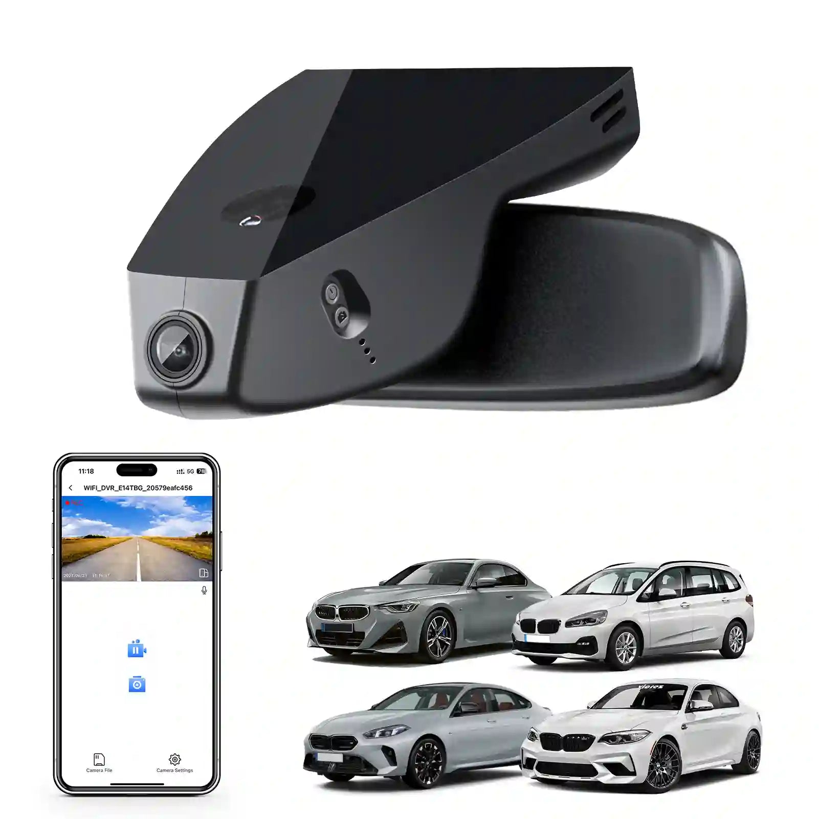 BMW 2-Series dash camera 