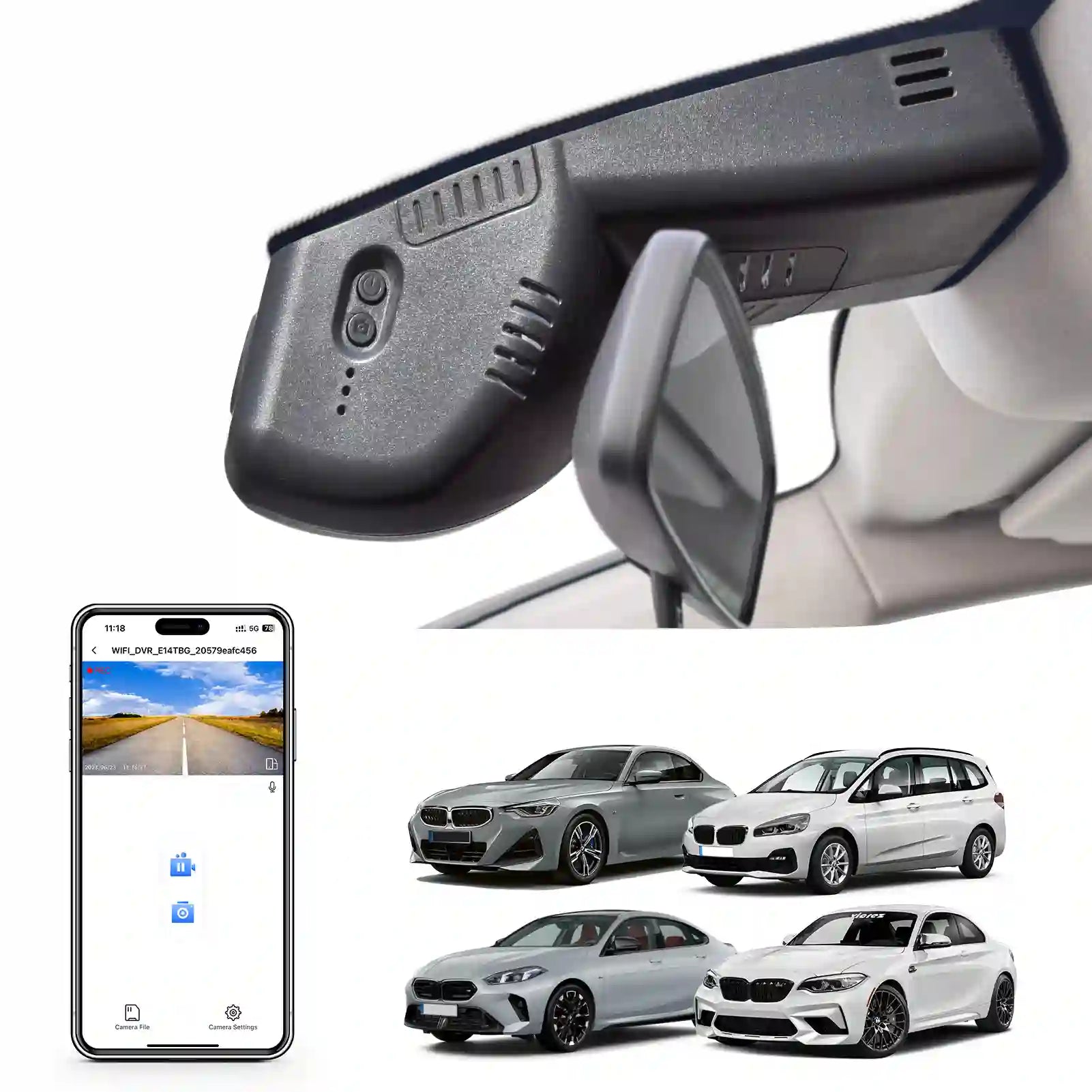 BMW 2-Series dash camera 