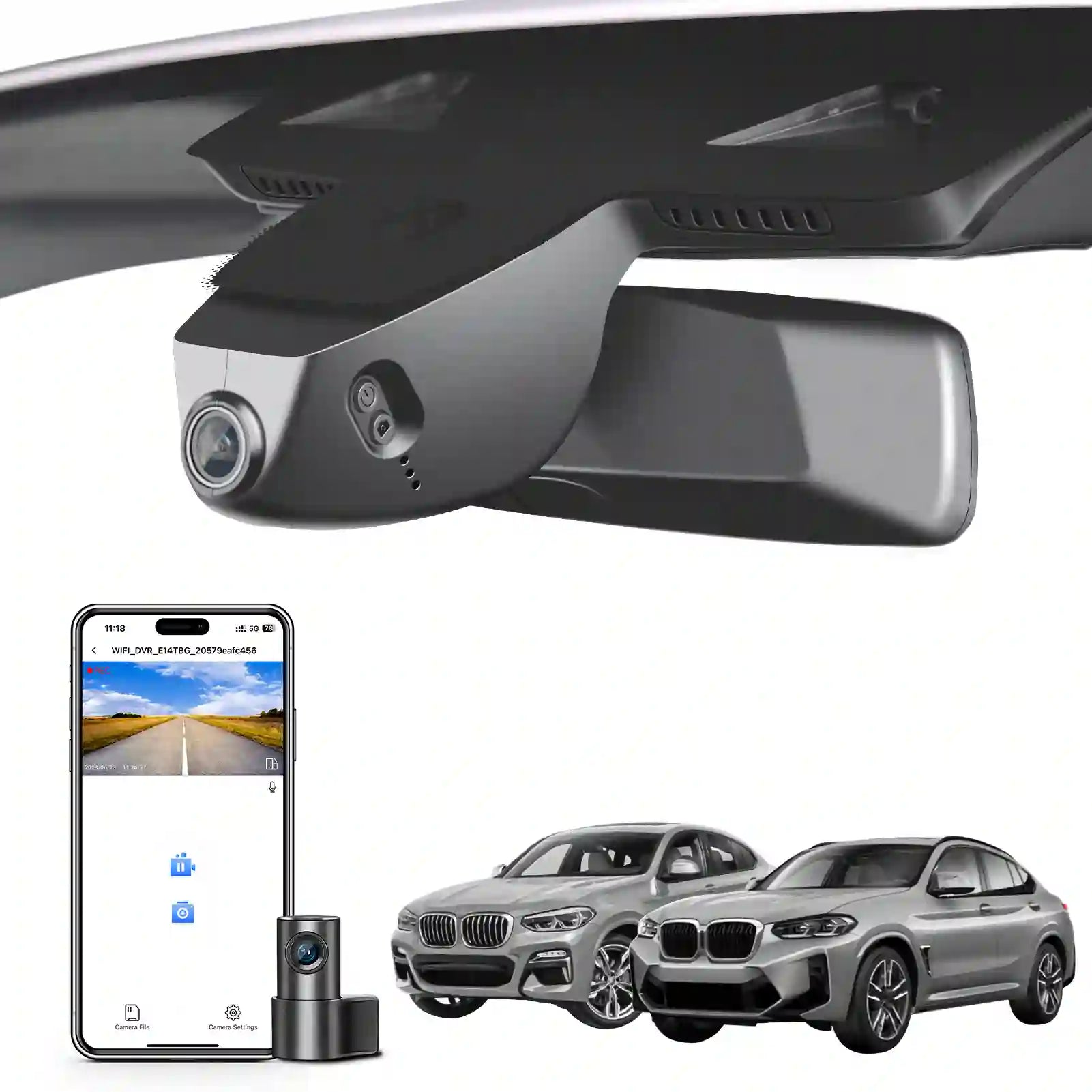 BMW X4 Gen-2 Model-B dash camera Dual 