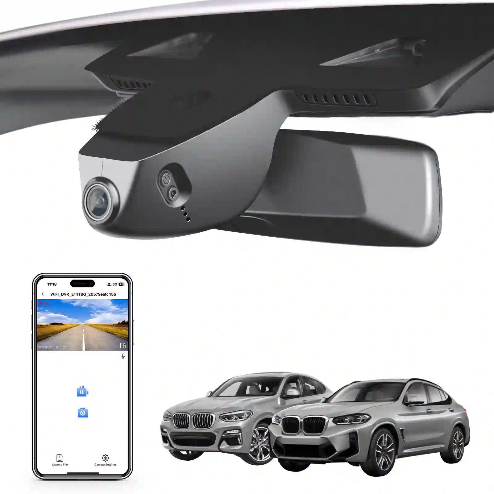BMW X4 Gen-2 Model-B dash camera 