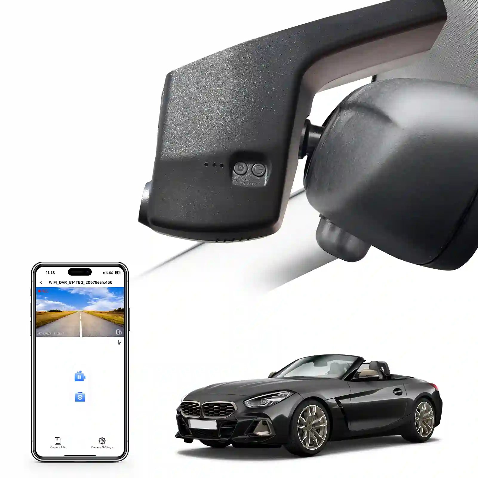 BMW Z4 dash camera 