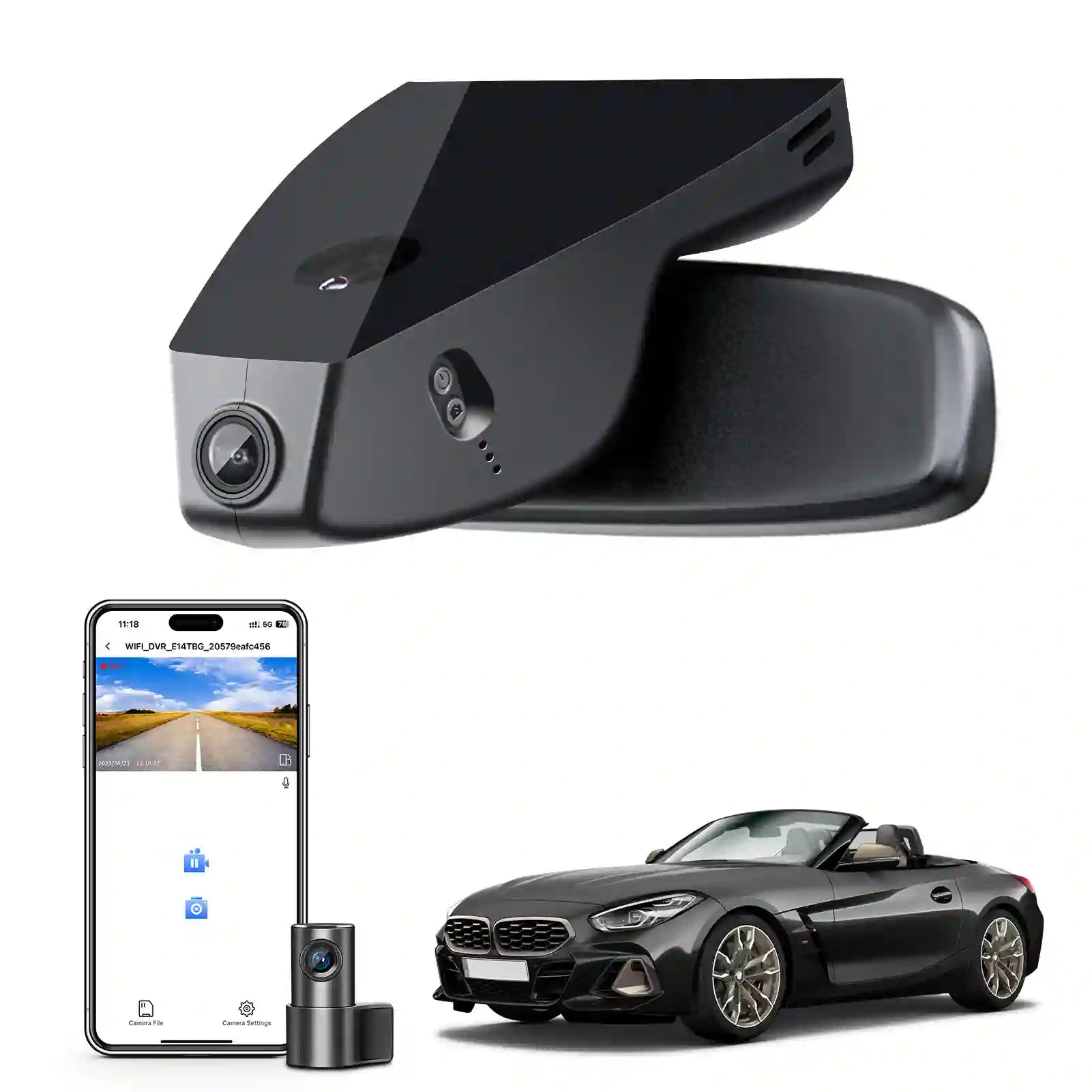 BMW Z4 Dual dash camera 