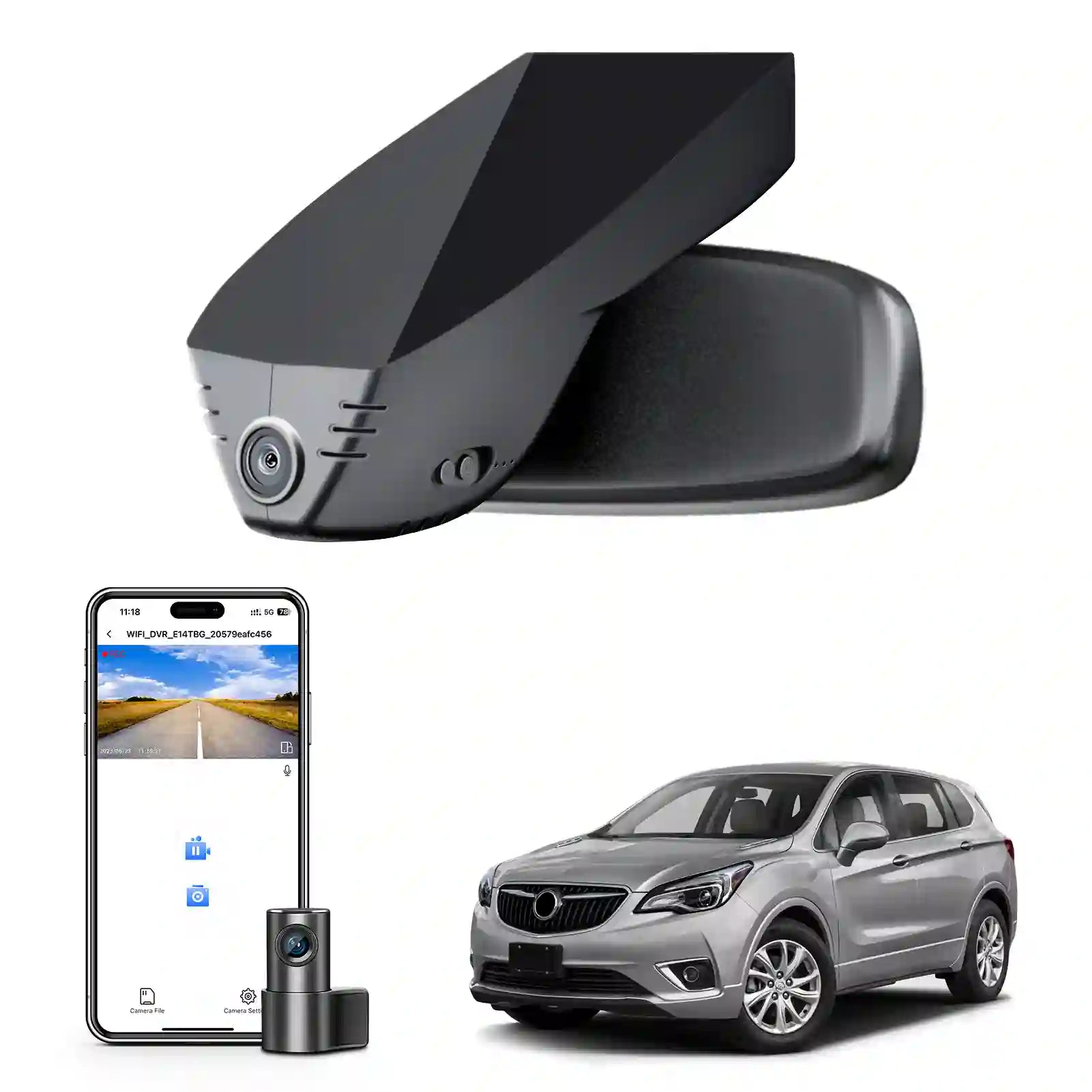 Buick Envision model-A dual dashcamera 