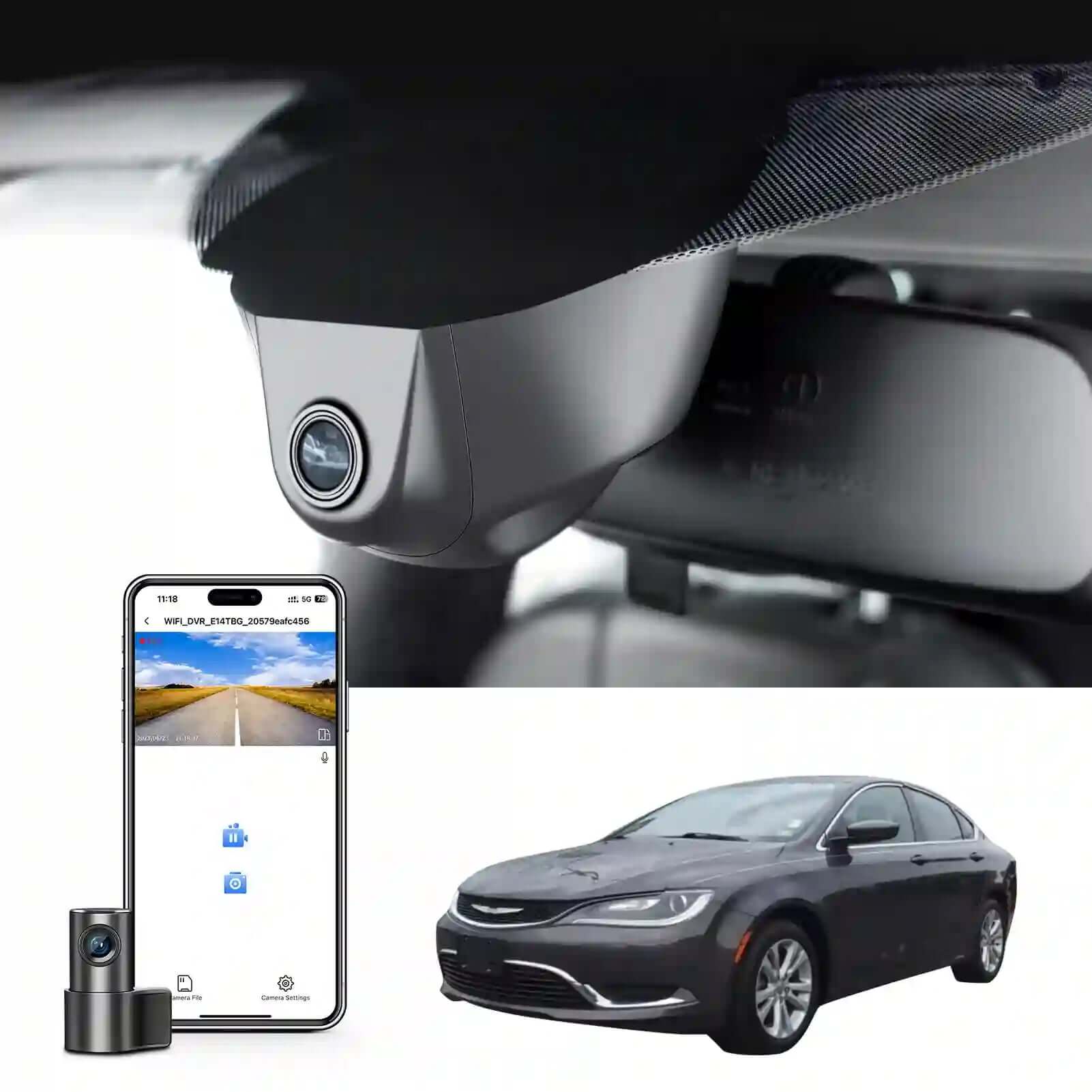 chrysler 200 Pilot Dash Cam