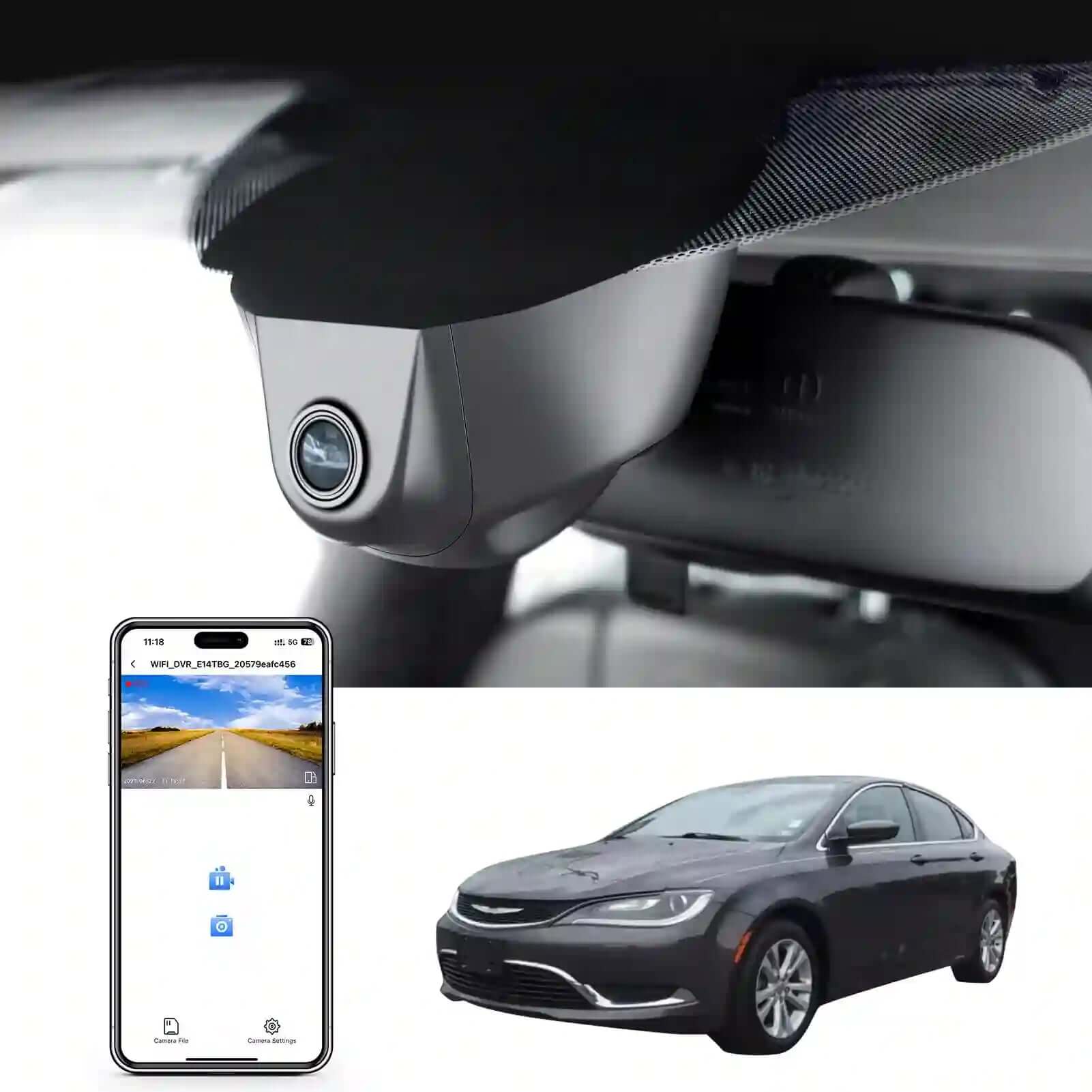 chrysler dash cam 4k