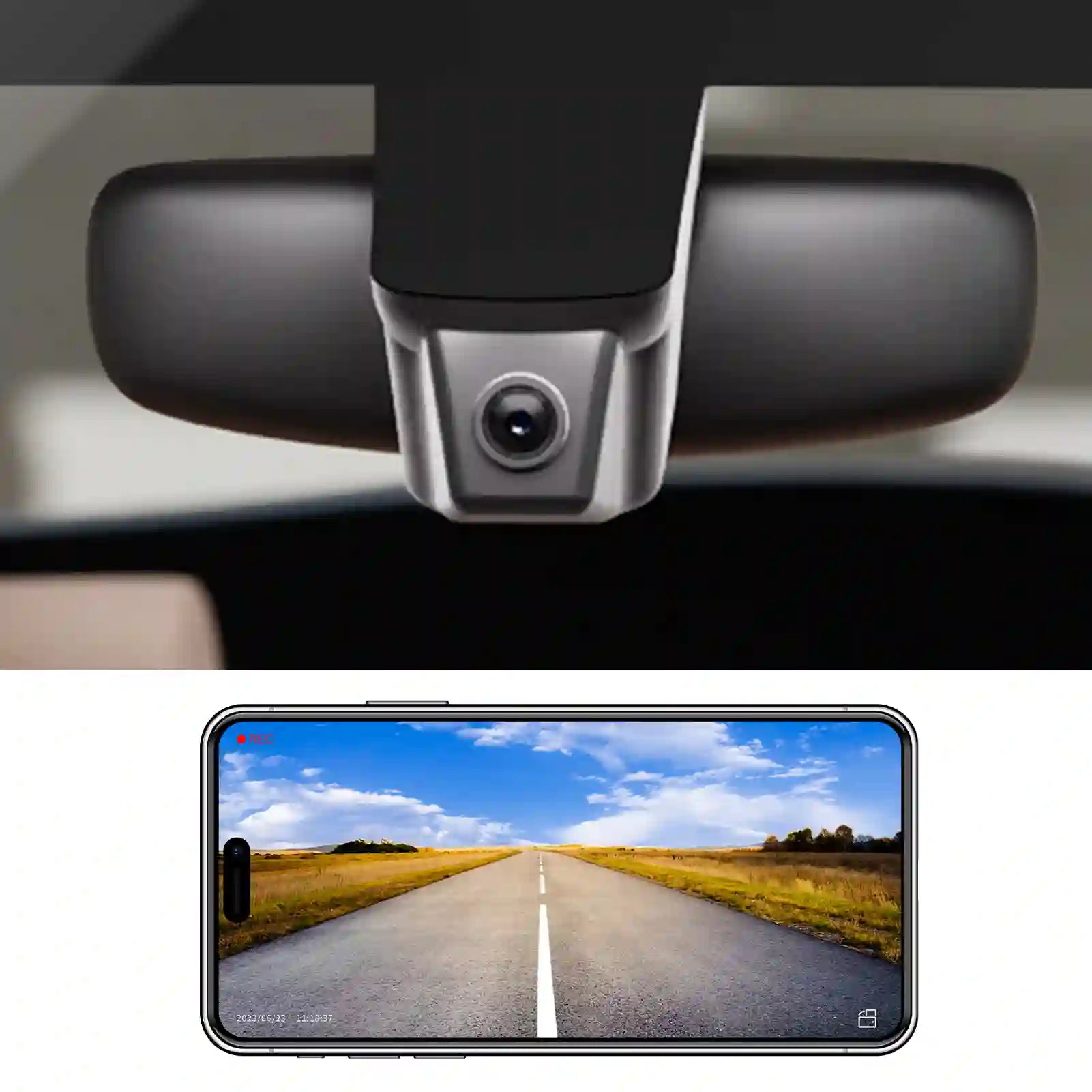 Custom made single dash camera 