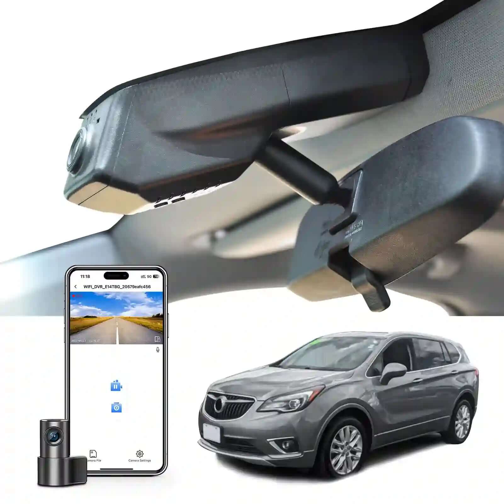 Buick Envision dual dash cam Model B