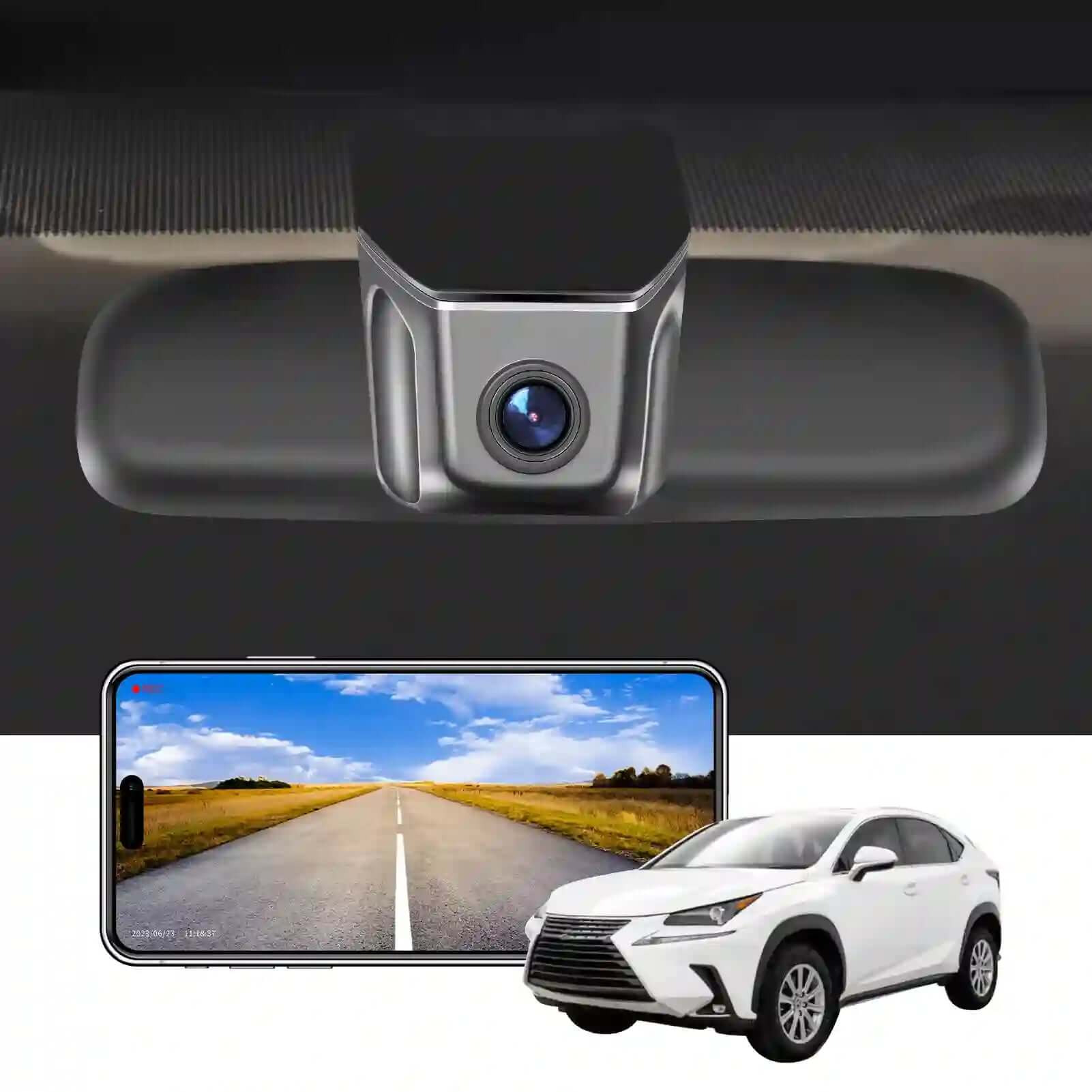 lexus NX 4k dash cam for  model A