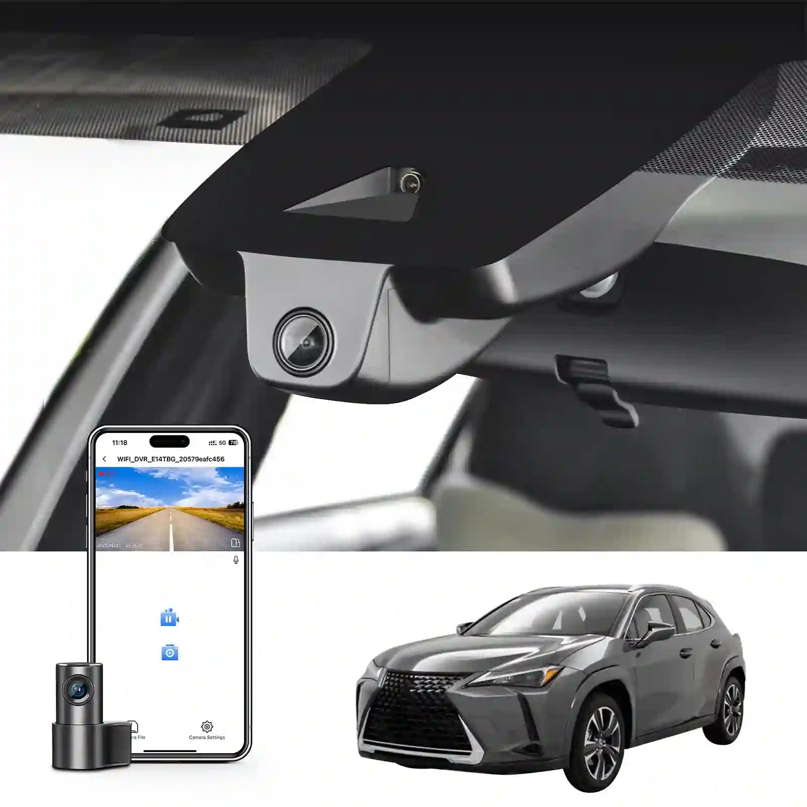 Lexus Ux dashcamera By Mangoal tech dash camera 