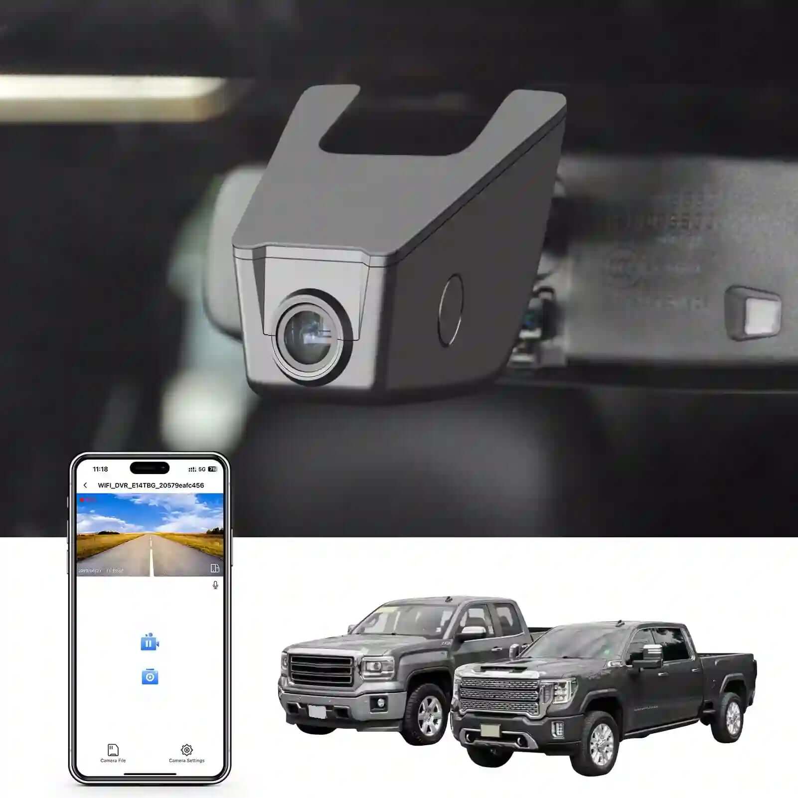 Sierra model E crystal clear dash cam 