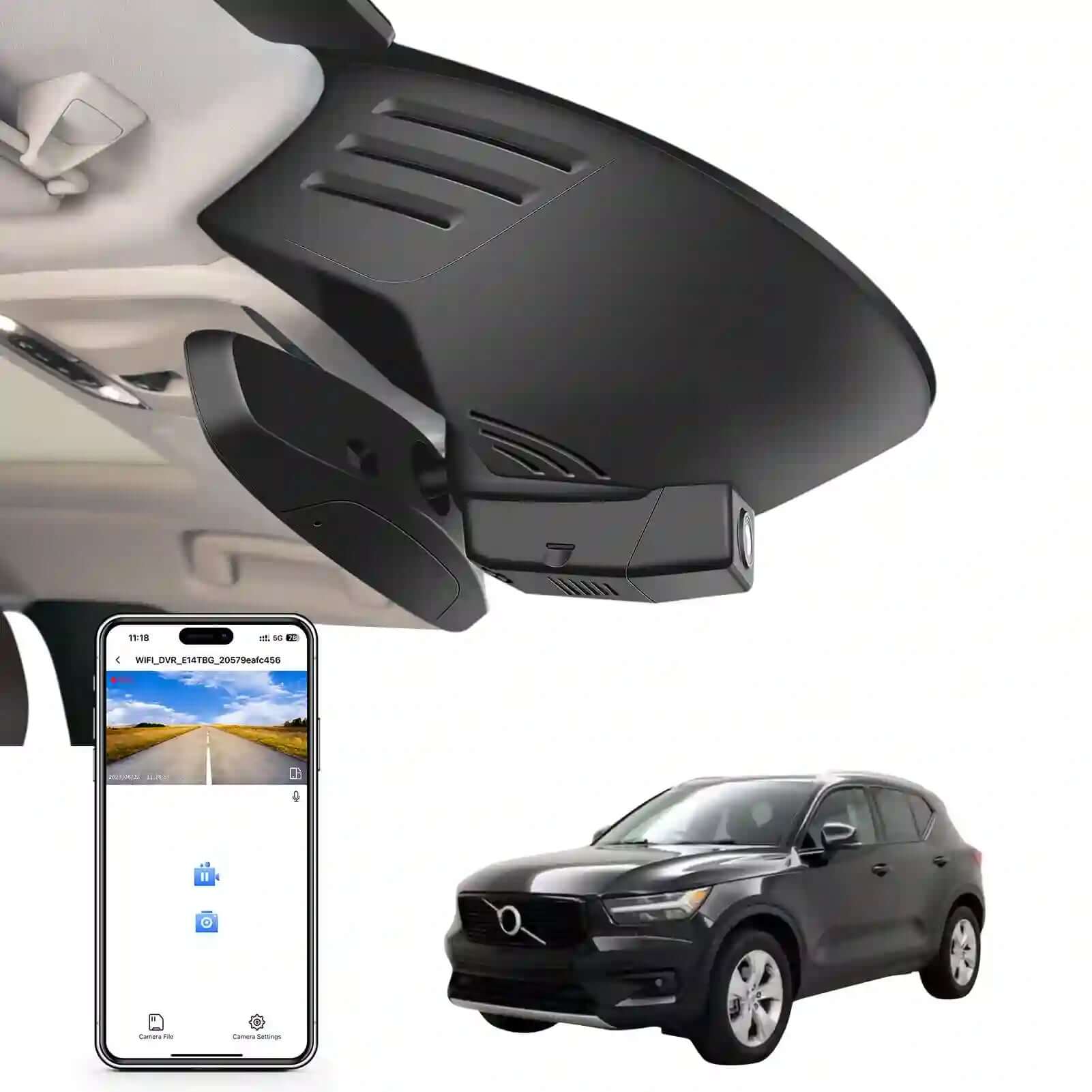 Volvo CX-40 dash cam 