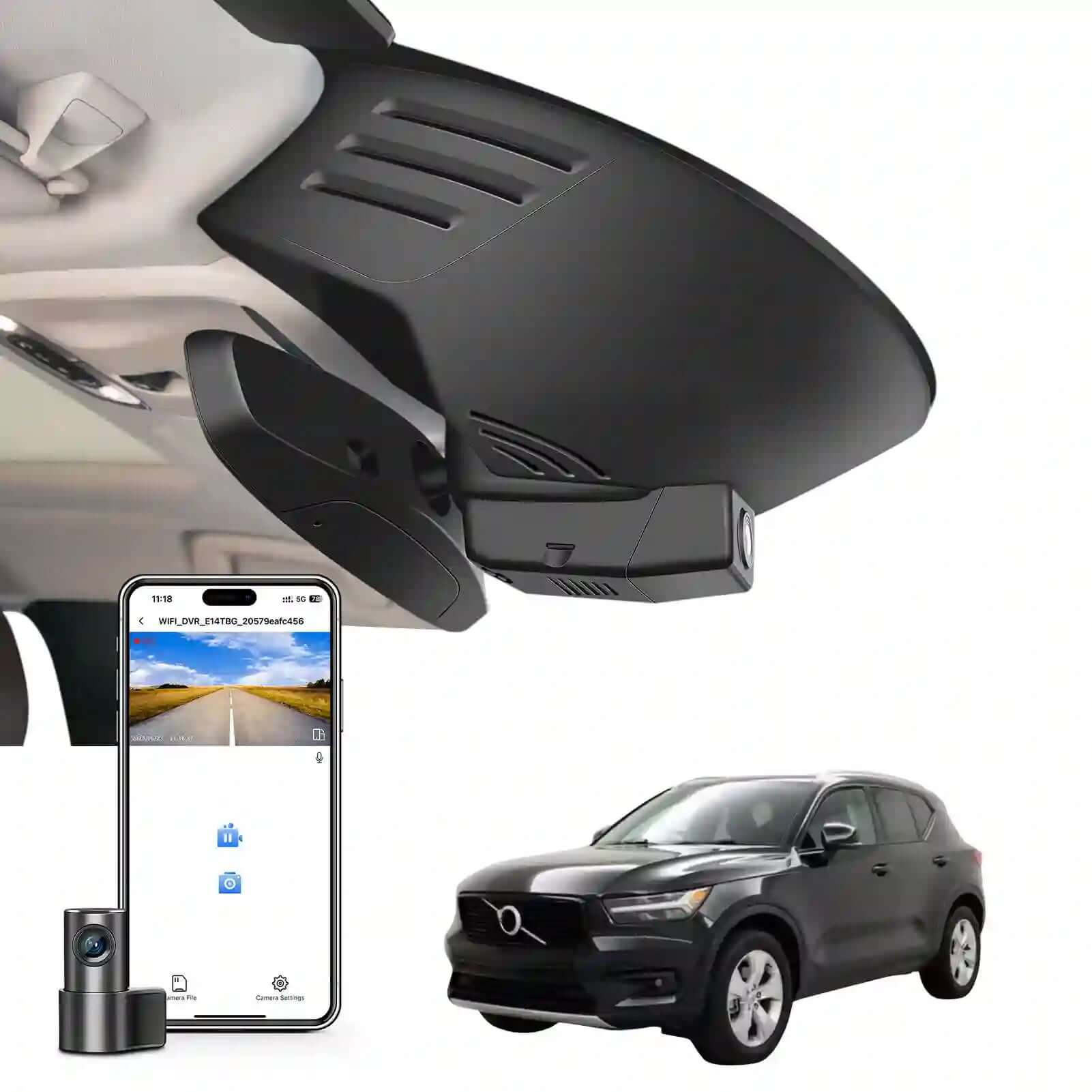 Volvo XC40  dual dash cam 