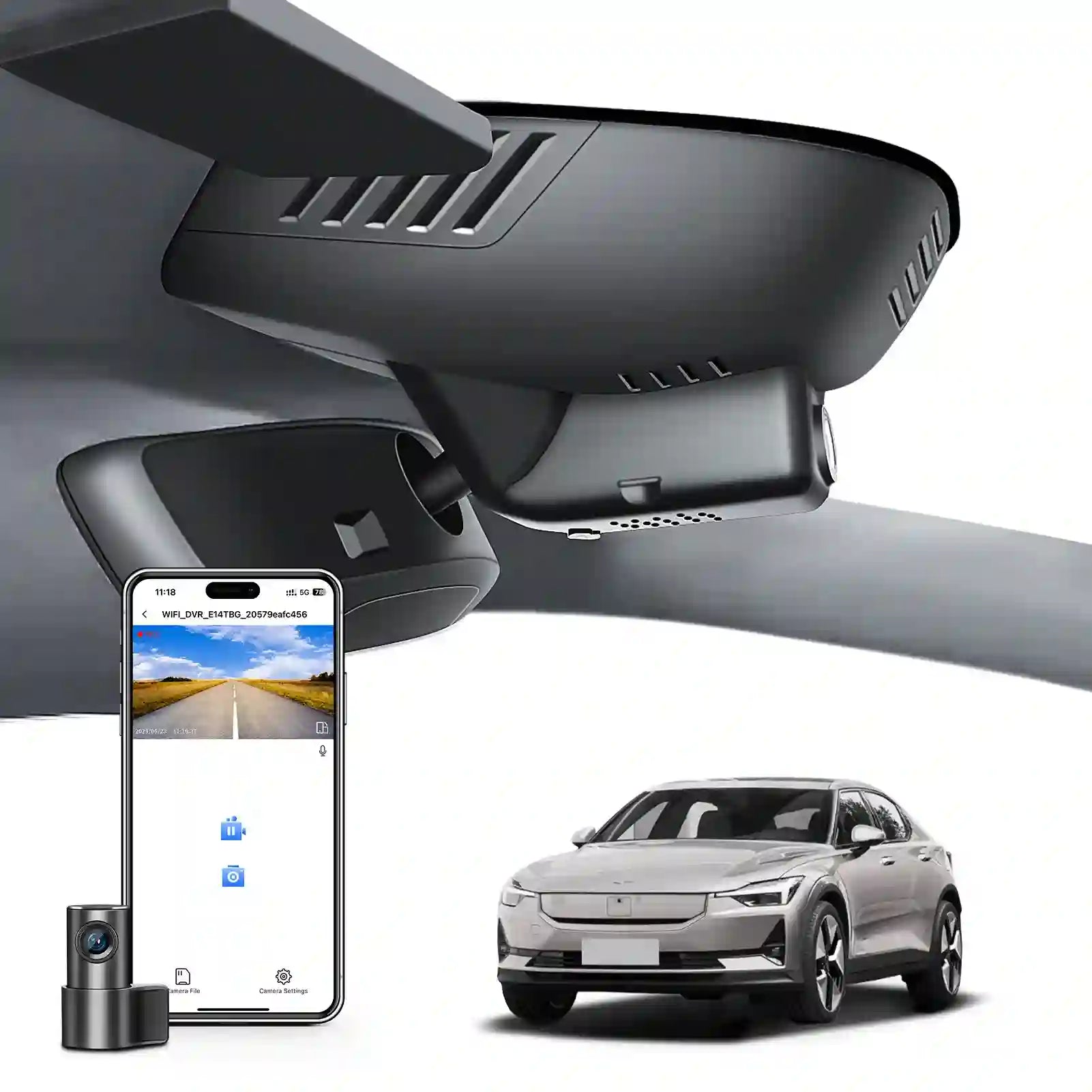Volvo Polestar 2 Dual dash camera 
