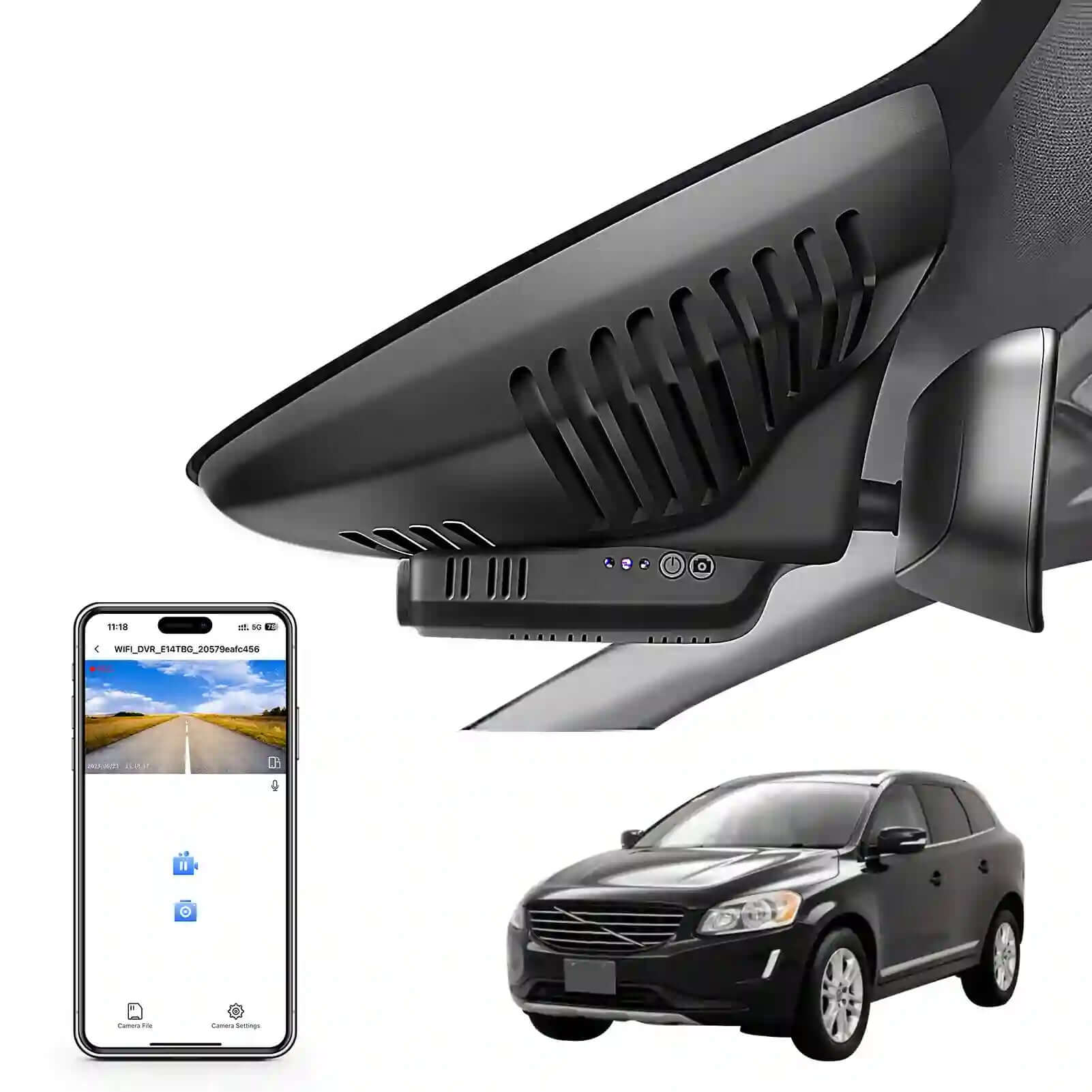 volvo XC-60 dash cam 