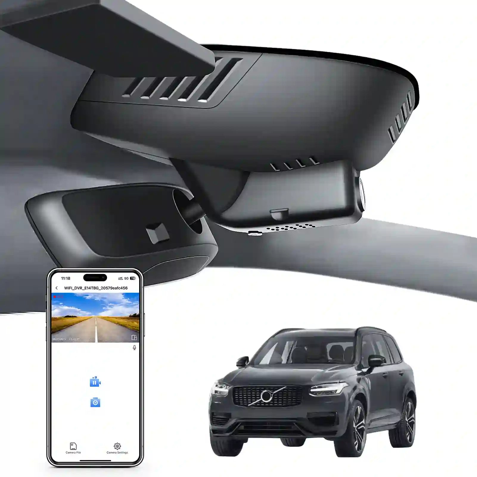 Volvo xc-90 dash cam model-B