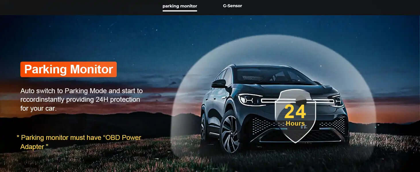 mangoal Parking Monitor dash camera