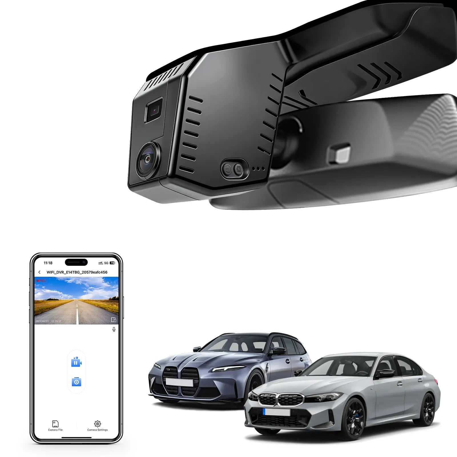 BMW 3-Series Gen-7 Model-B dash camera case