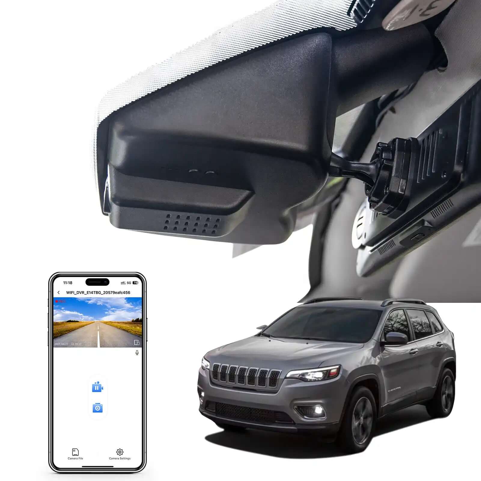 jeep gen cherokee dashcam
