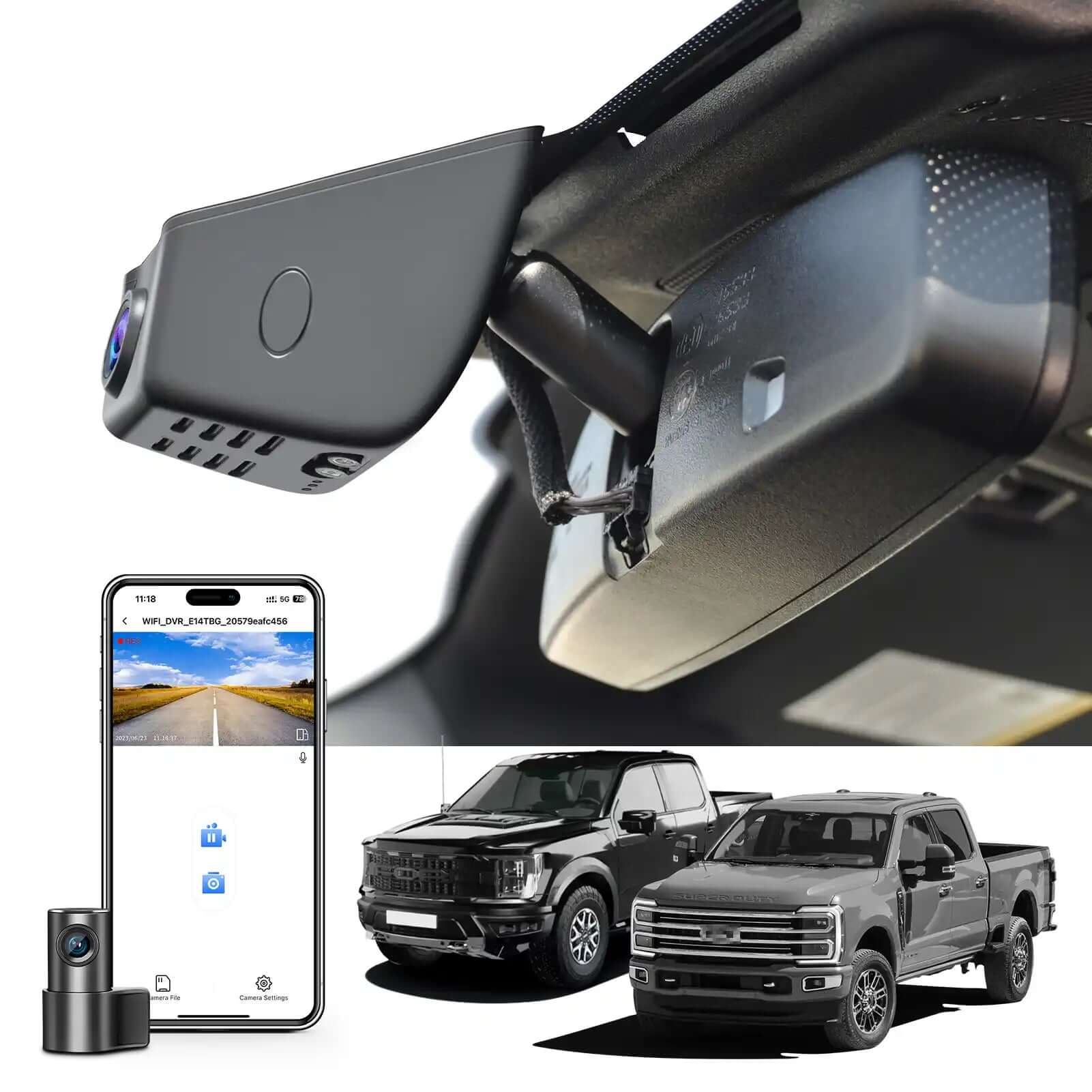 Ford F-series dash cam 
