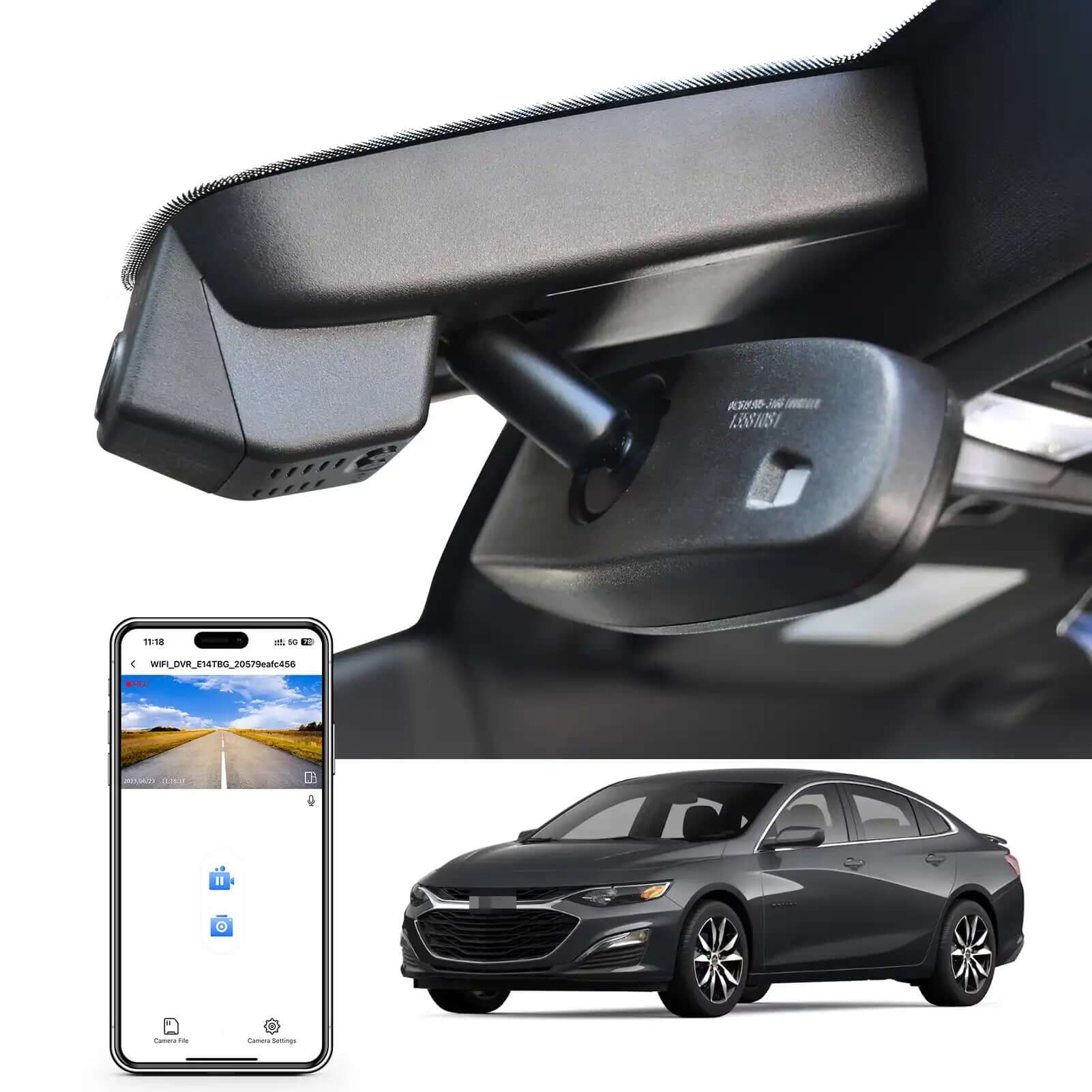 Chevy Malibu dash cam 