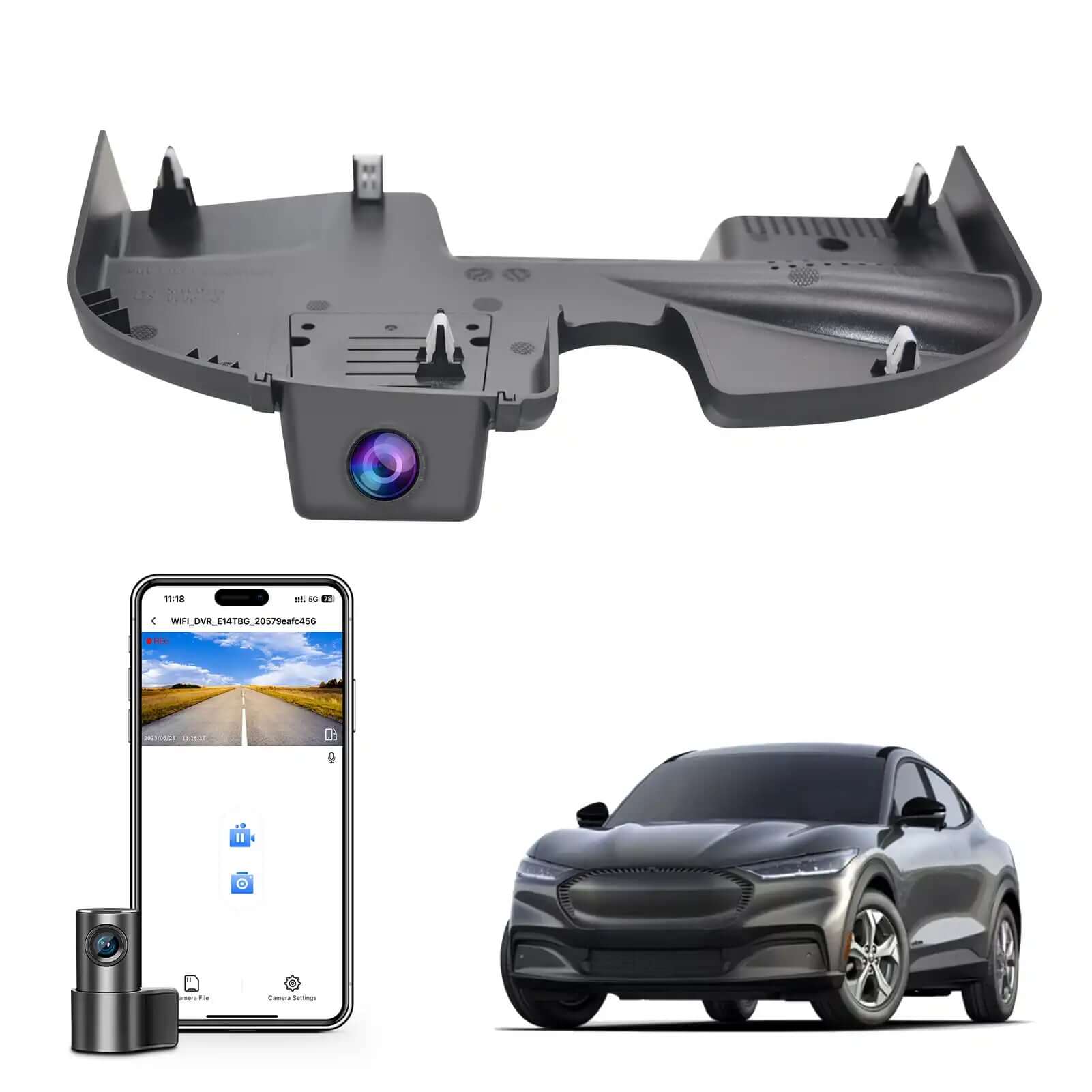 Ford Mustang mach-E dash cam 