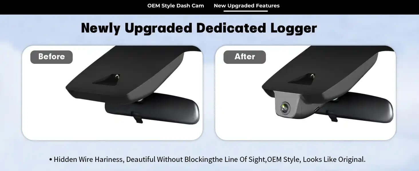 toyota highlander before and after dash camera installation 