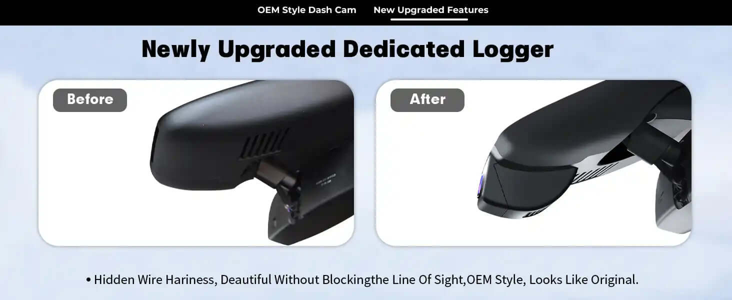 Mazda CX-5 mangoal dash camera before and after view 