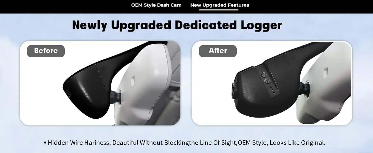 audi model A and B dash camera 