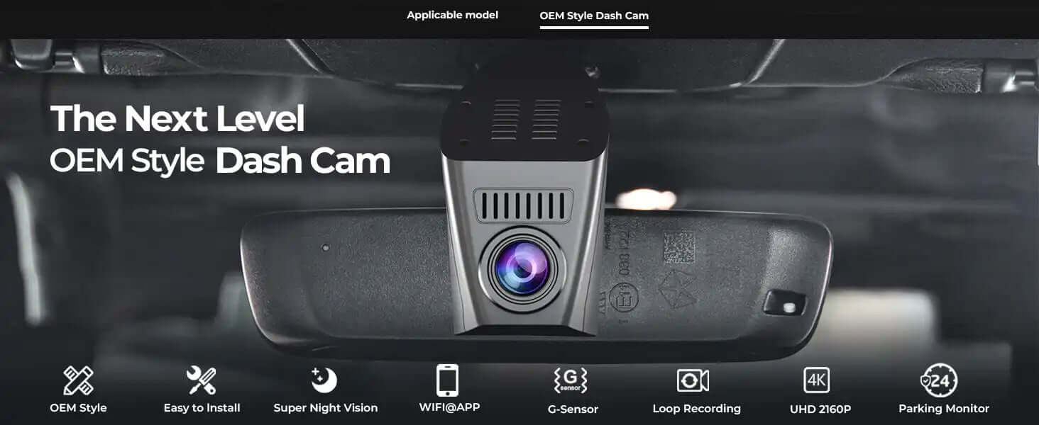 jeep wrangler OEM style dash camera accessories 