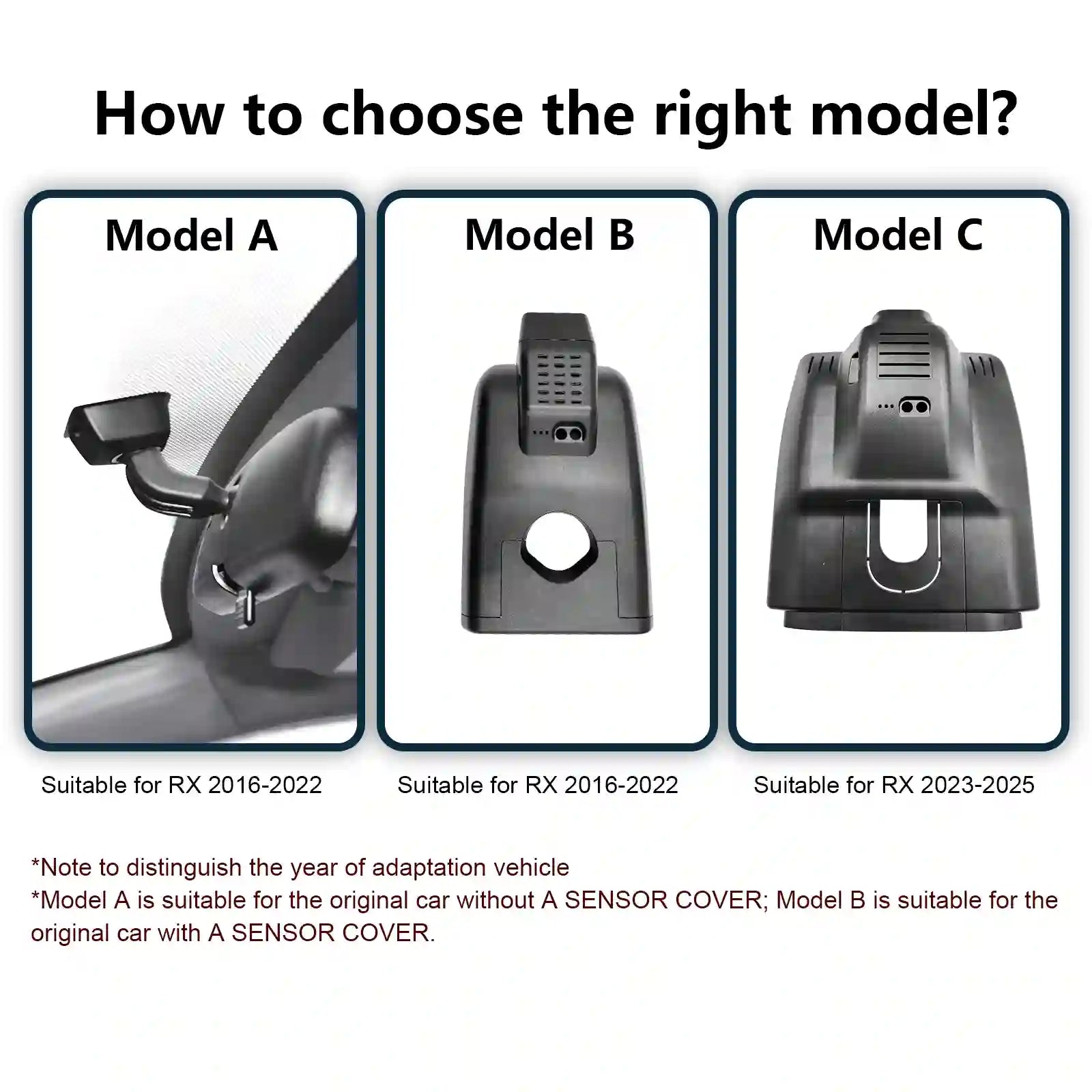 Lexus RX Model-A-B-C Cases 
