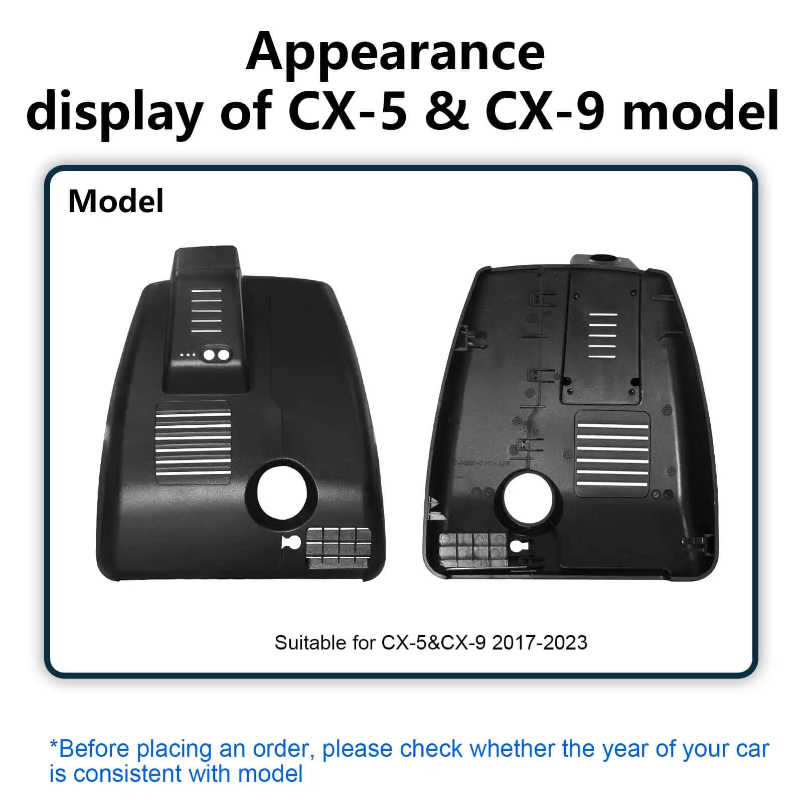 mazda cx-5 and cx-9 dash camera models 