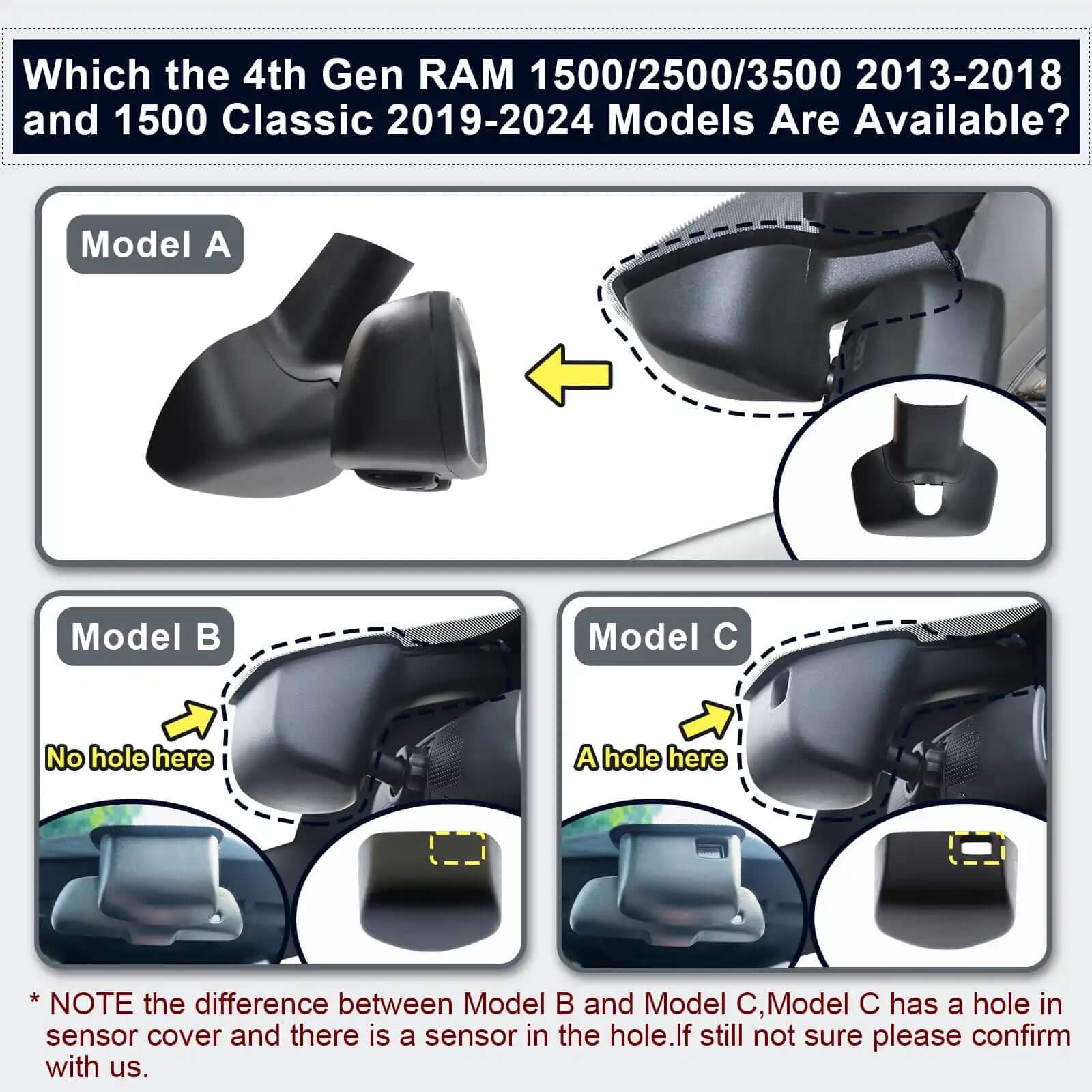 The RAM truck 1500/2500/3500 dashcamera view 