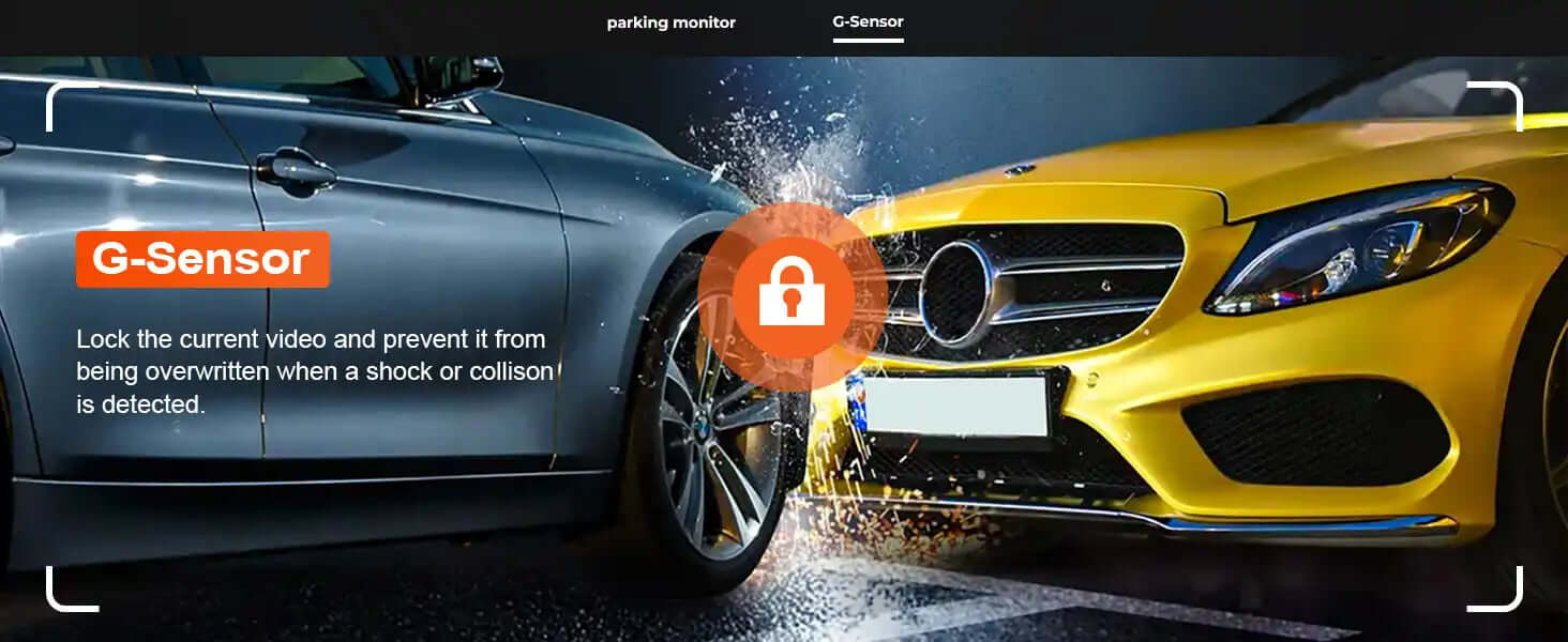 mangoal G-Sensor dash camera