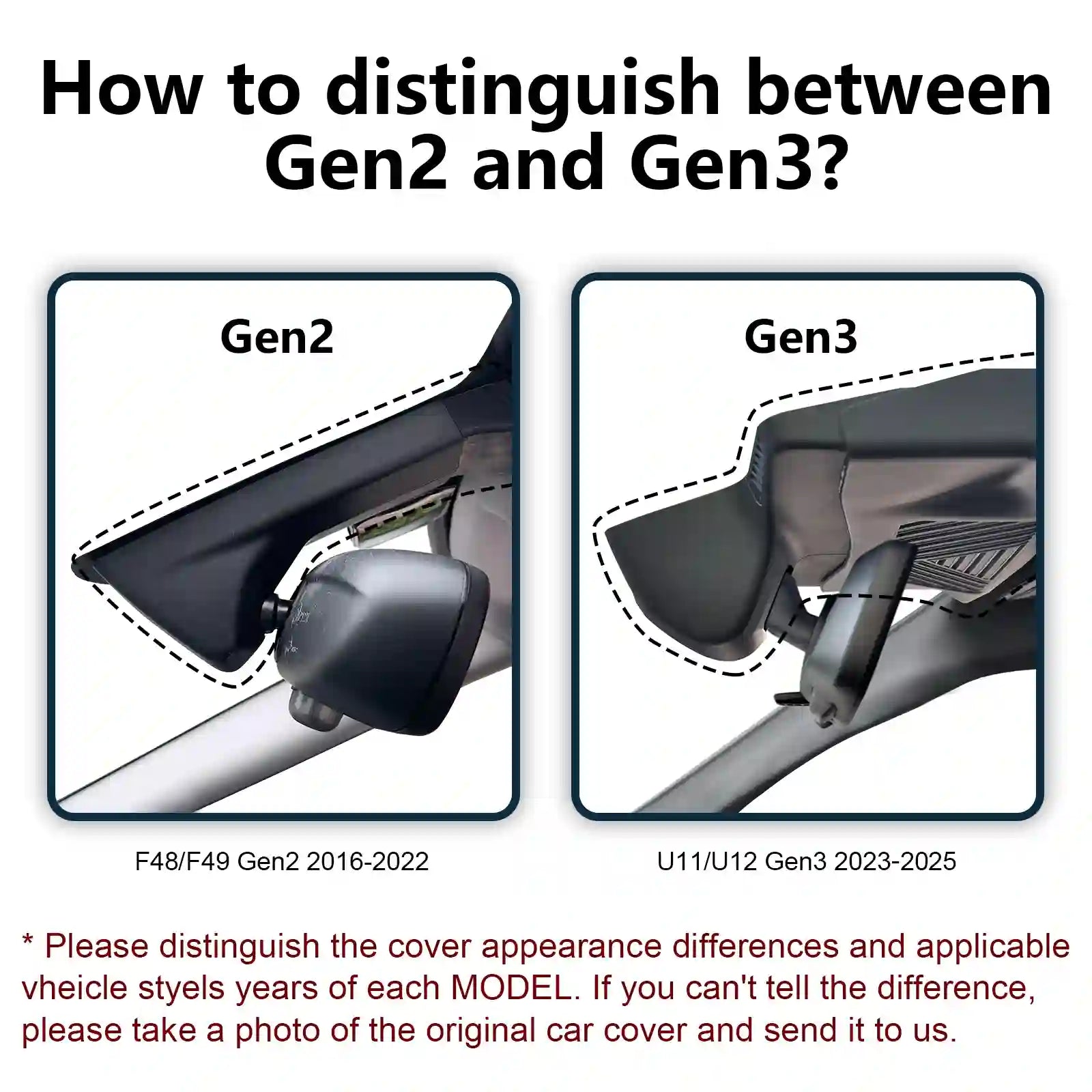 BMW Gen-1 Gen-3 dash camera 