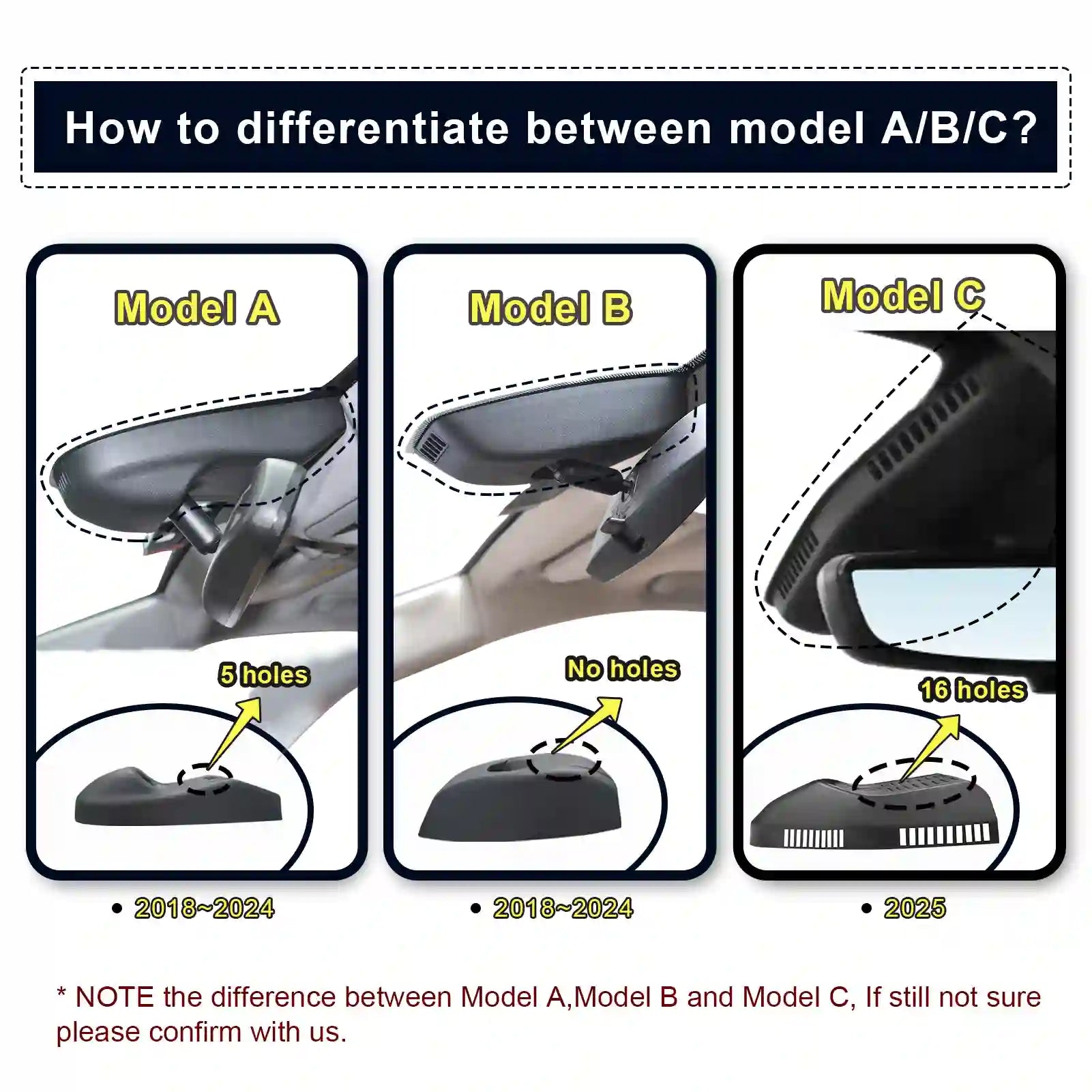 Chevy Equinox Mod-A-B-C dashcamera