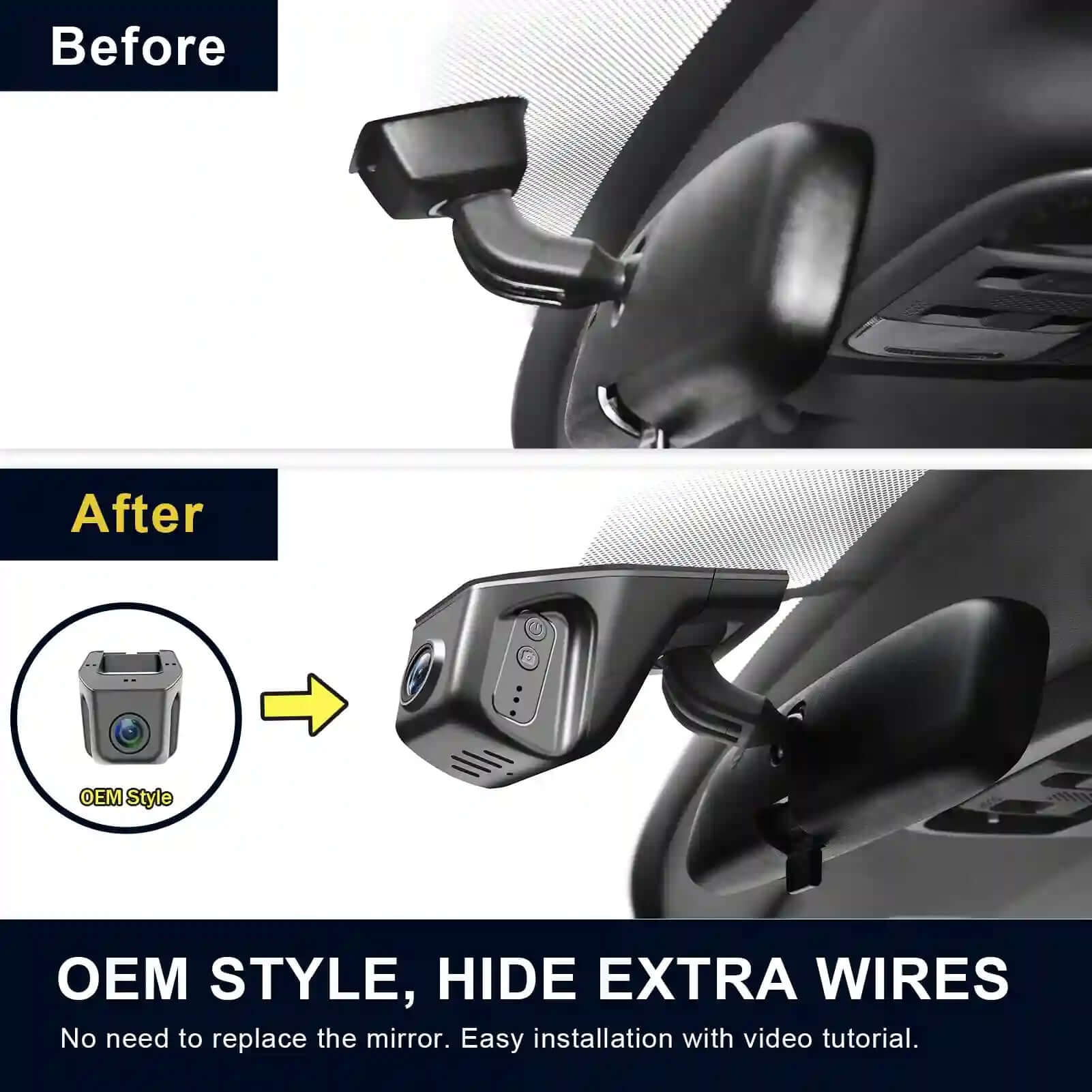 Honda HRV 2nd GEN model B OEM style dash cam 