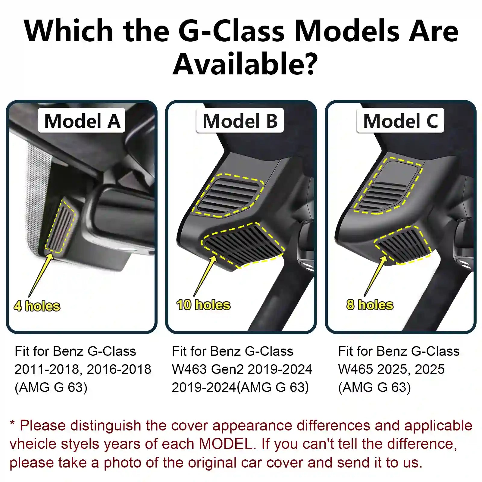 4K Dash Cam Custom fit for Mercedes-Benz G-Class 2011-2018, AMG G63 2016 2017 2018(Model A), 4MATIC, OEM Look, Loop Recording, UHD 2160P Video, App & WiFi, 64GB Card, GPS