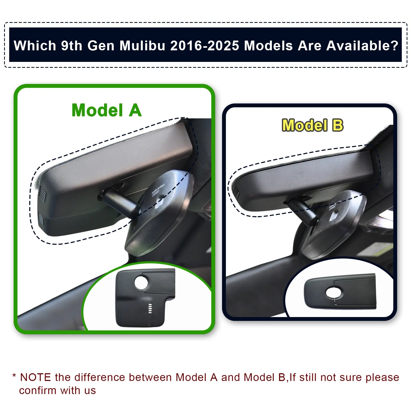 Mangoal 4K Dash Cam Custom fit for Chevy 9th Gen Malibu 2016-2025 (Model A), LS RS LT Premier, Integrated OEM Look, UHD 2160P Video, G-Sensor, Loop Recording, Easy to Install, WiFi & App, 64GB Card