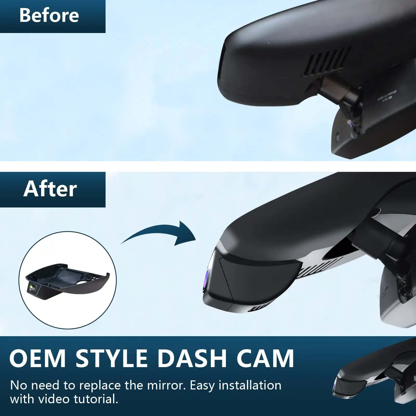 Mazda CX-5 and CX-9 OEM style dash camera 
