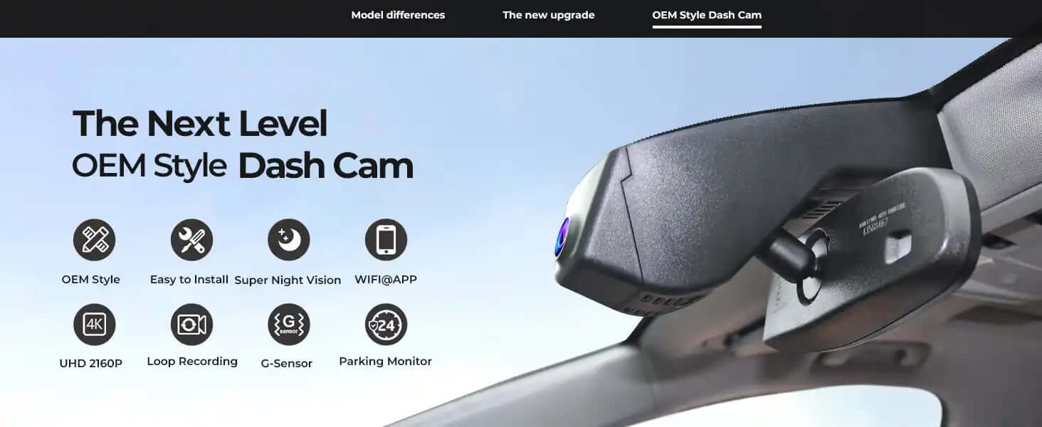 buick enclave OEM style dash camera appearance 