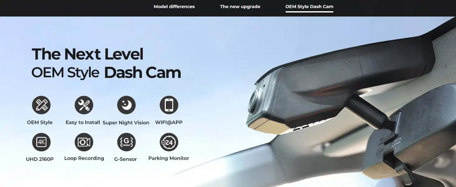 buick enclave OEM style dash camera appearance 