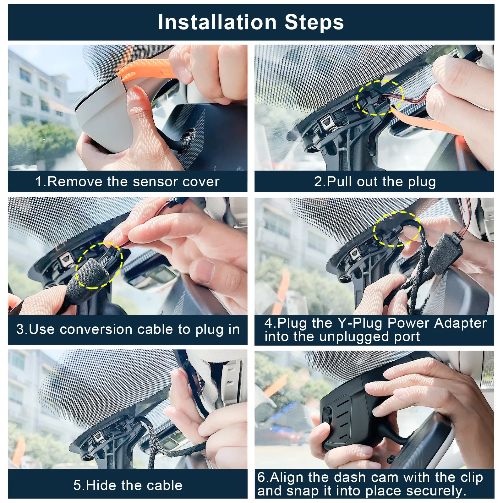 4K Dash Cam Custom fit for VW up! & e-up! 2017 2018 2019 2020 2021 2022 2023 2024 (Model A), Take up! Move up! high up! e-up! Style etc, OEM Look, UHD 2160P Video,App & WiFi,Loop Recording,64GB Card