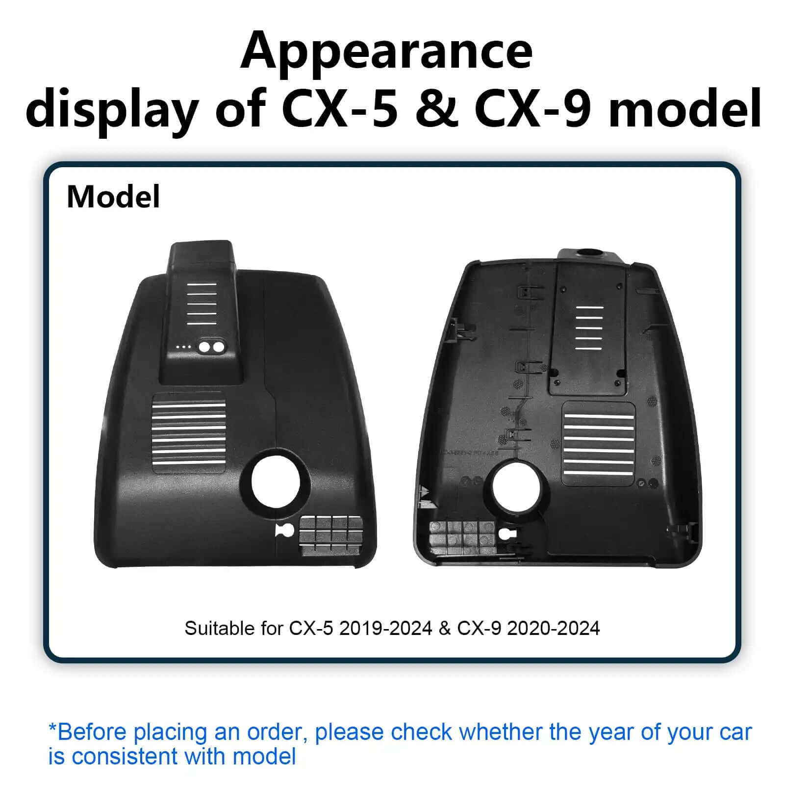 Mazda CX-5 and CX-9 before install appearance 