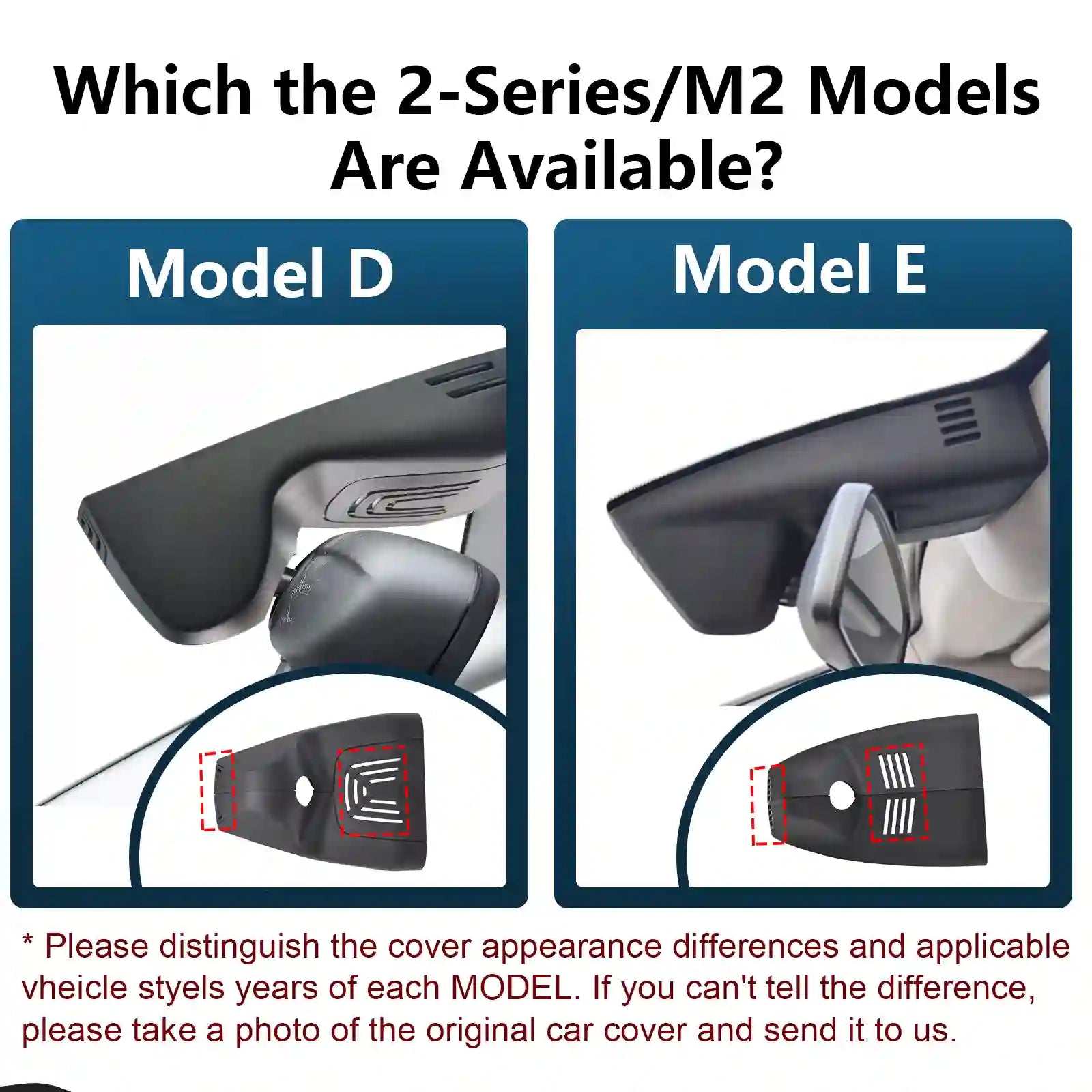 BMW 2-Series Model-A M2 dash camera case 