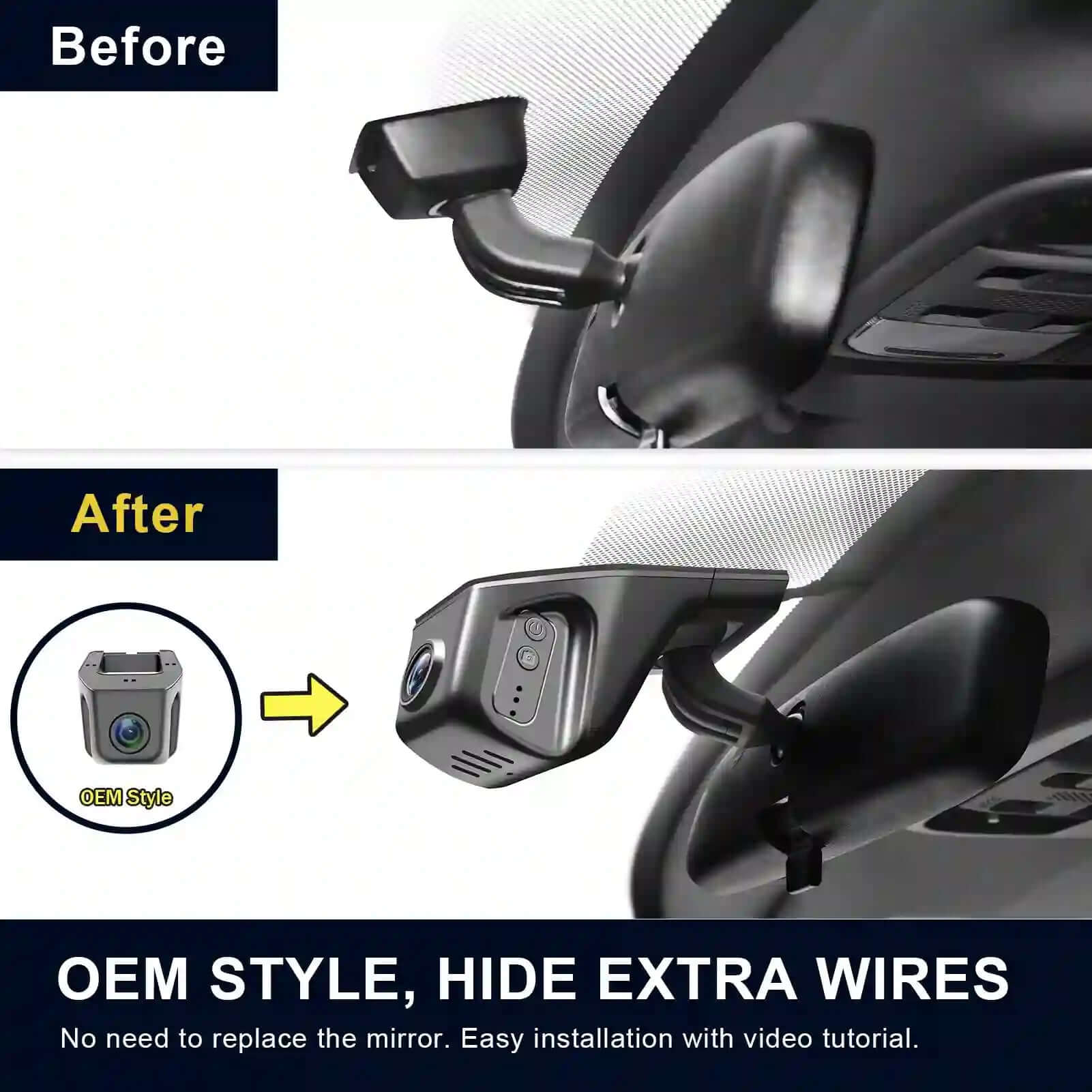 lexus NX models before and after installation view 