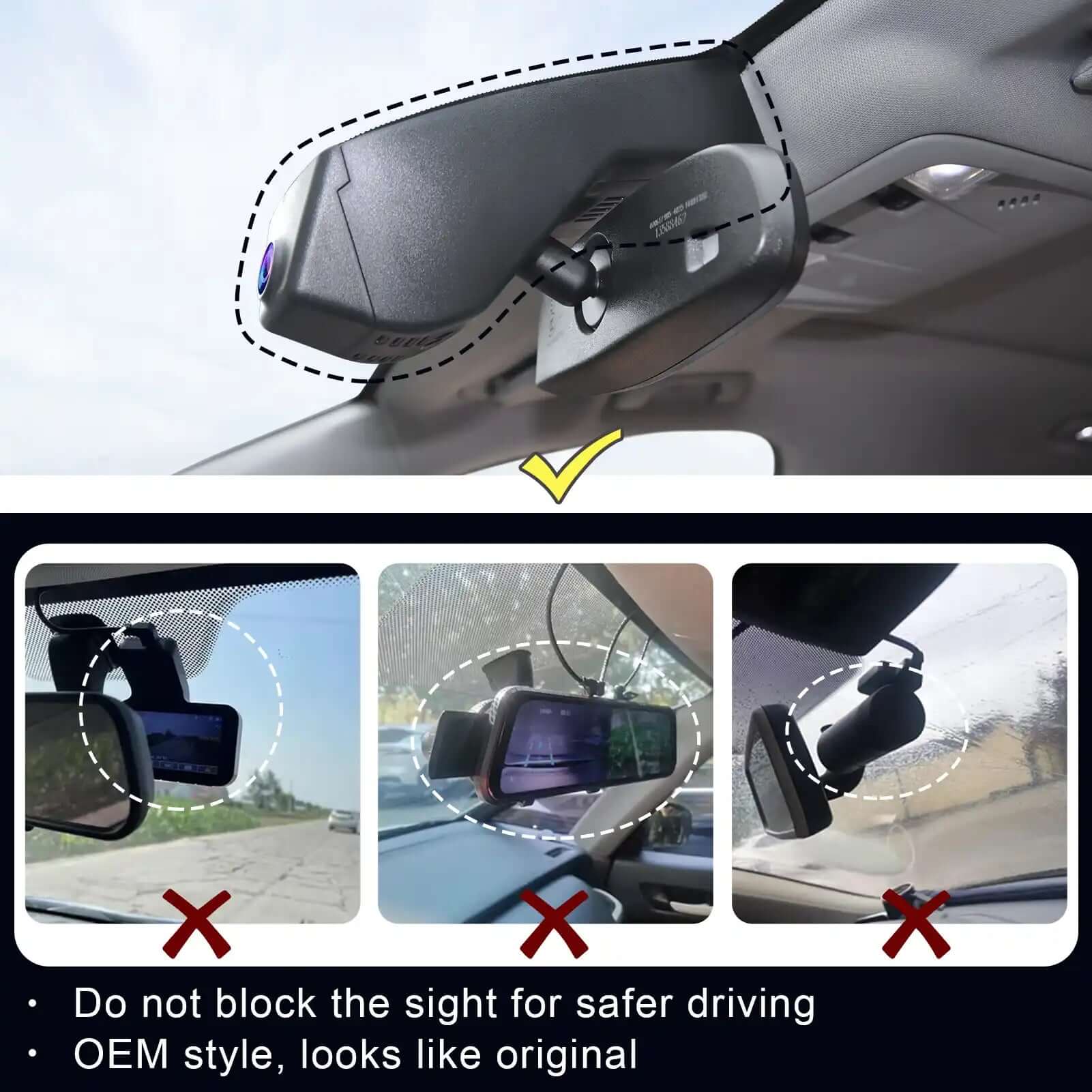 XT6-XT5 Right OEM dash cam 