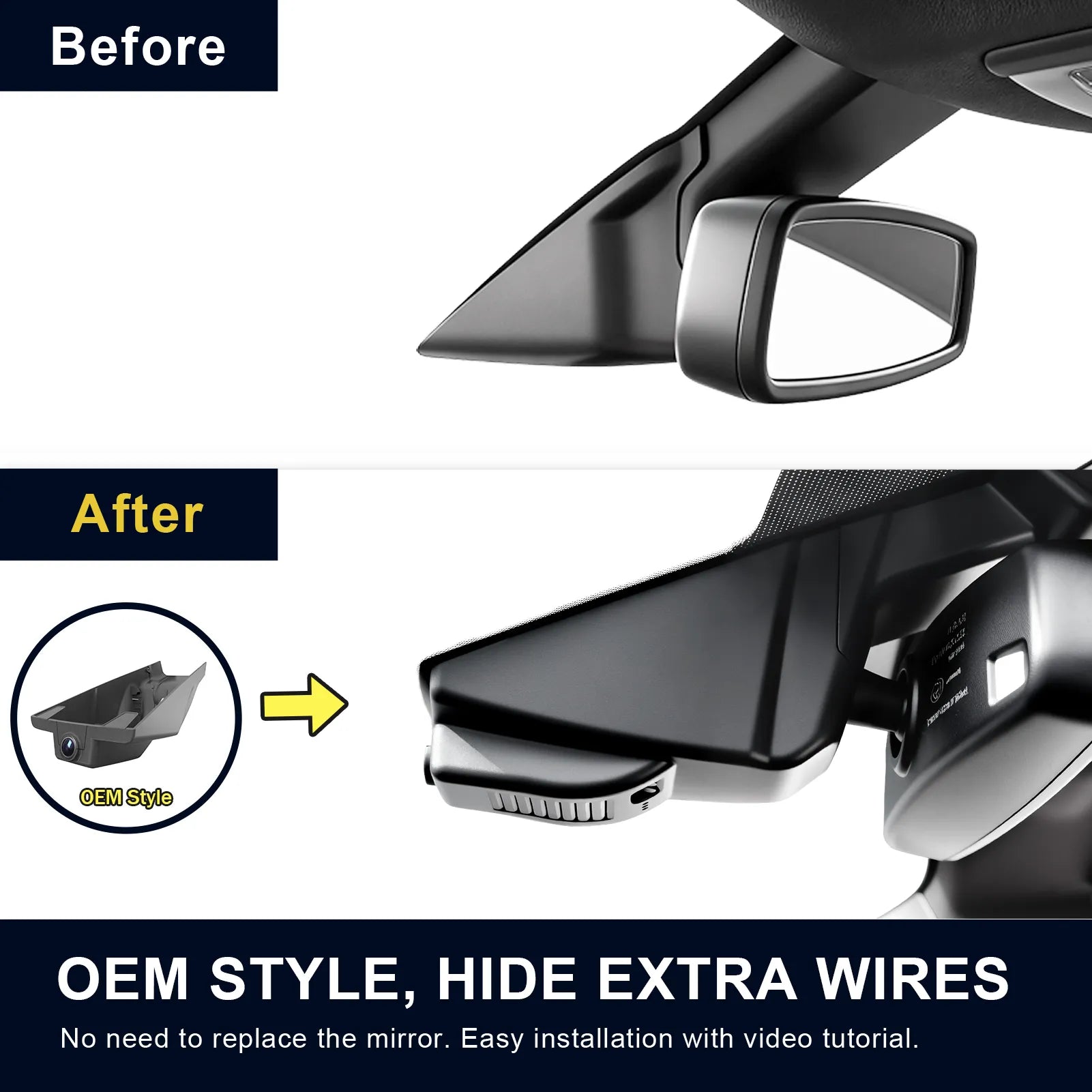 STARVIS 2 Front 4K HDR Dash Cam IMX678, Custom Fit for Taurus 2013-2019(Model B), 5GHz WiFi, GPS, 64GB Card