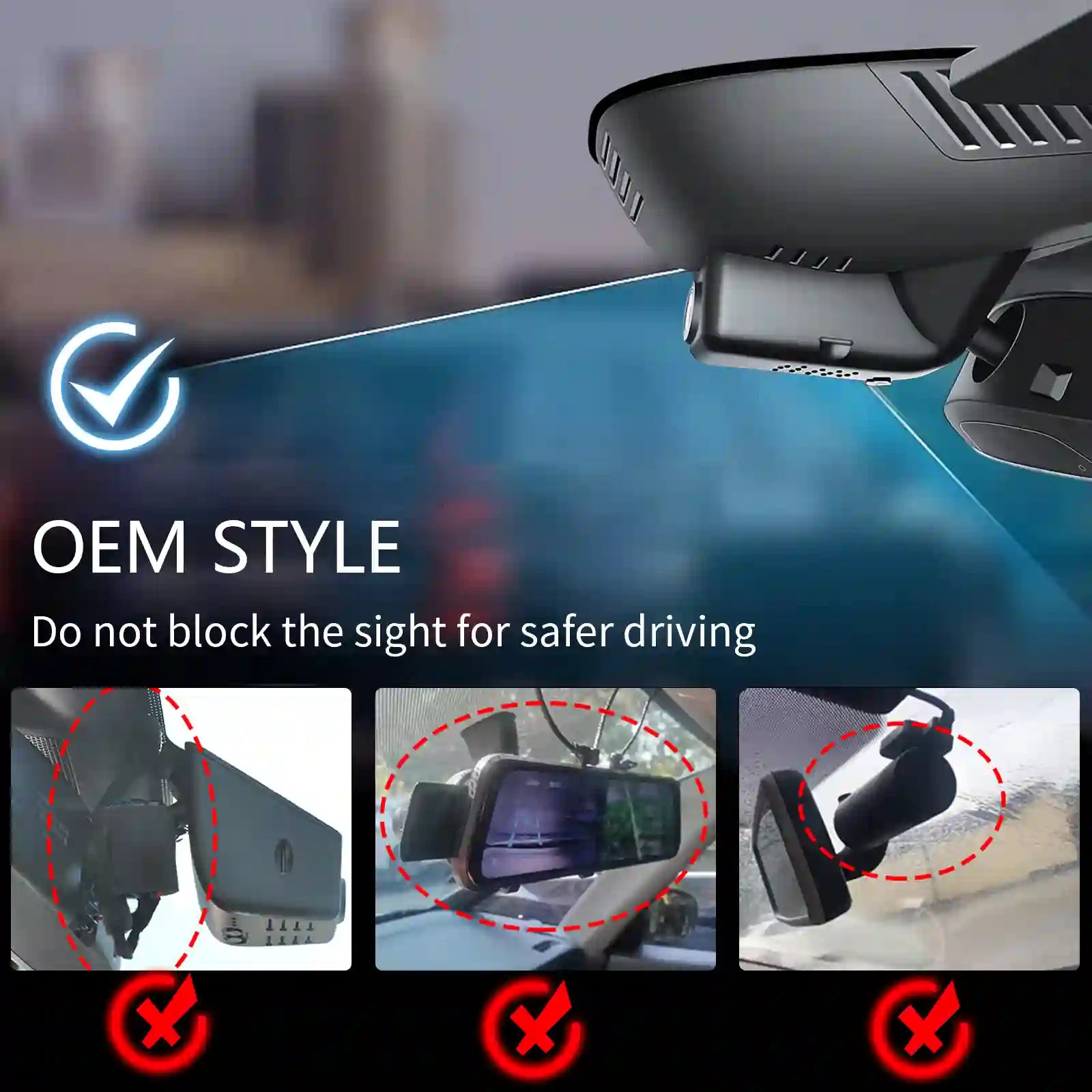 Volvo C40 OEY style dash camera views 